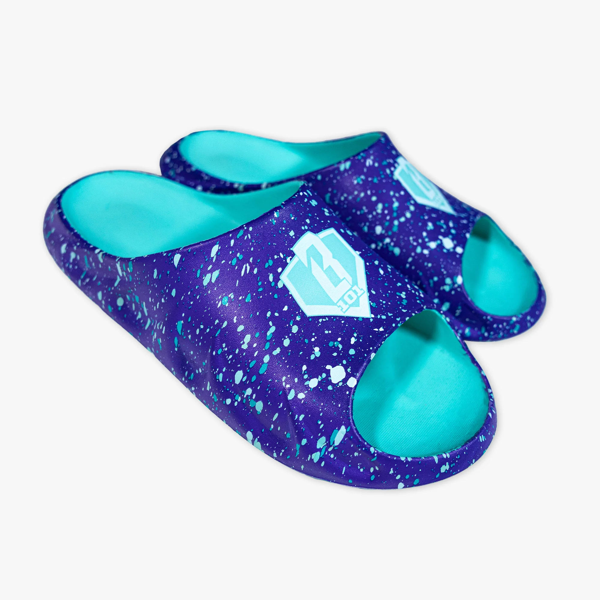Adult Slides - Splatter Purple - Image 2