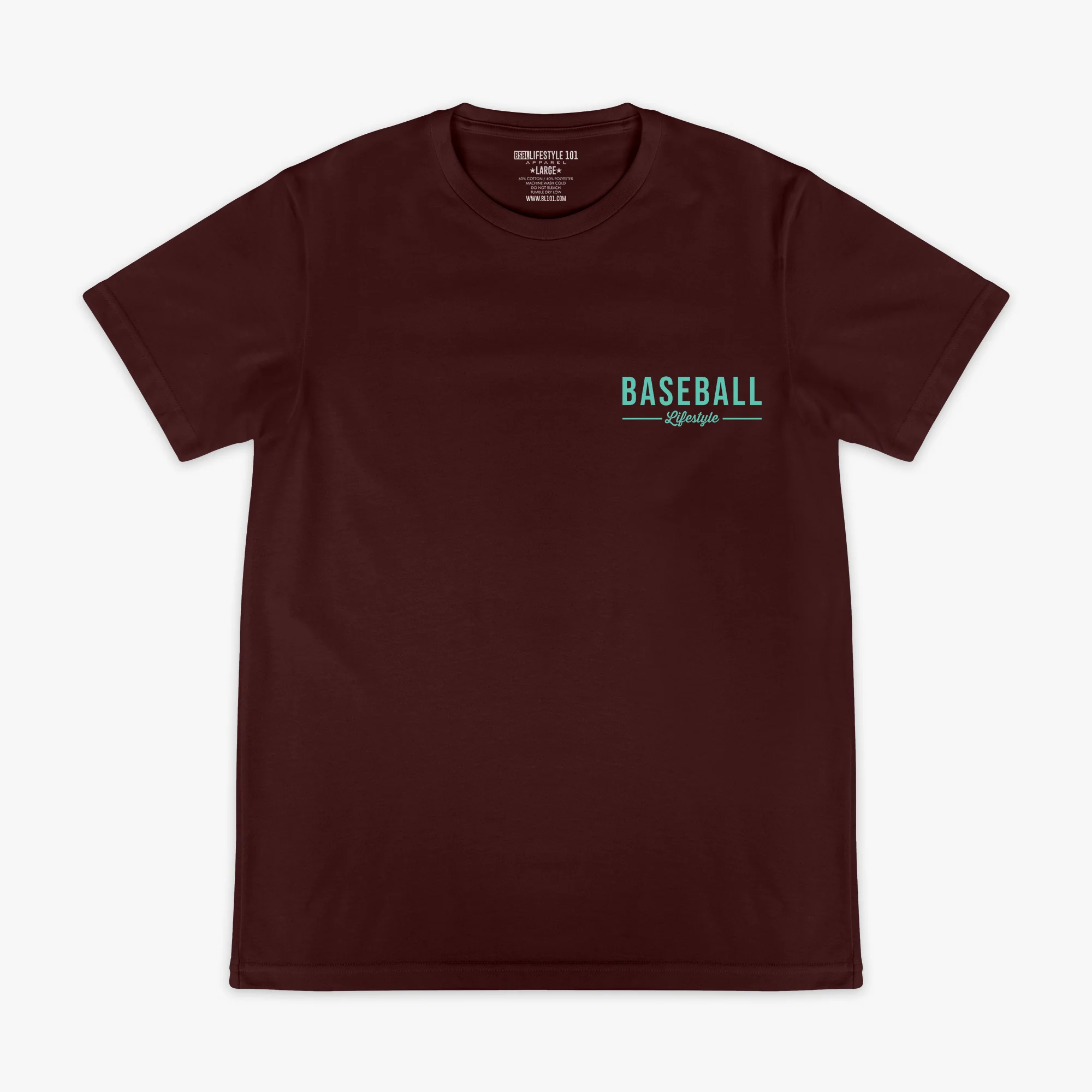 Authentic Tee - Brown/Mint - Image 2