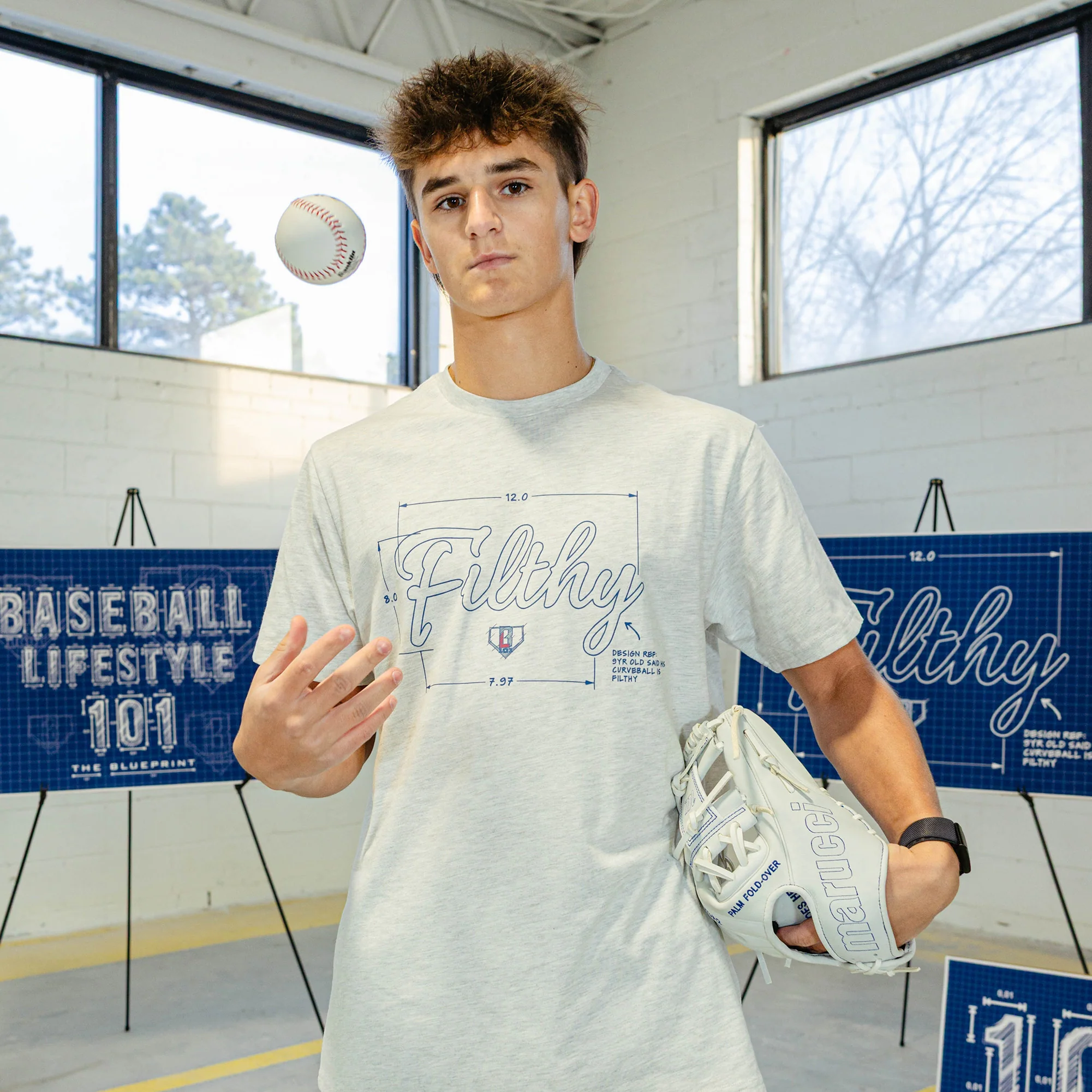 Blueprint Filthy Tee - Heather Gray - Image 3