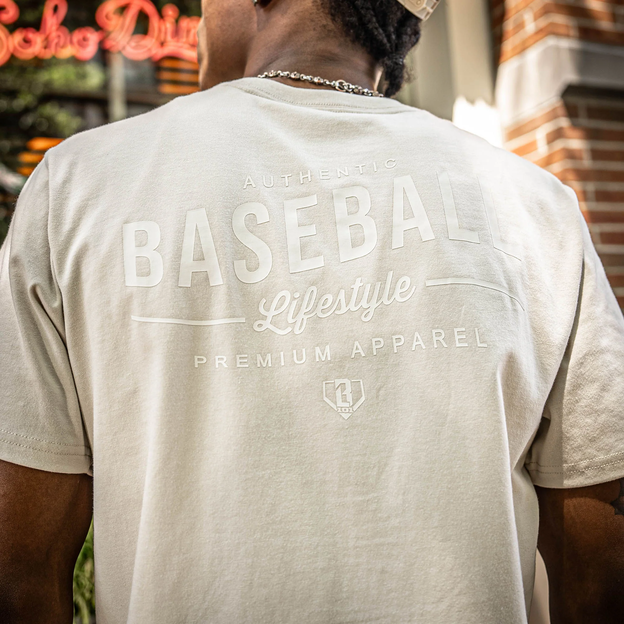 BSBL Wave Youth Tee - Neutral - Image 3