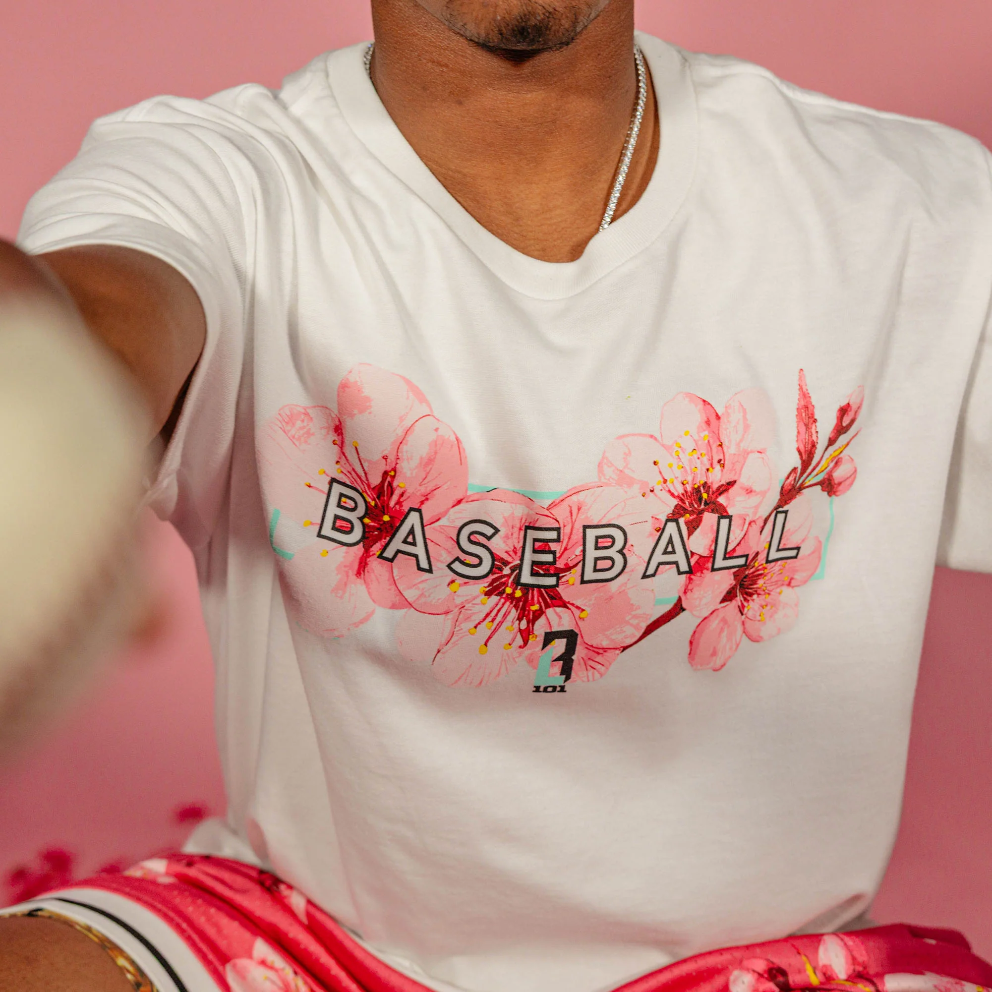 Cherry Blossoms Radar Tee - Image 3