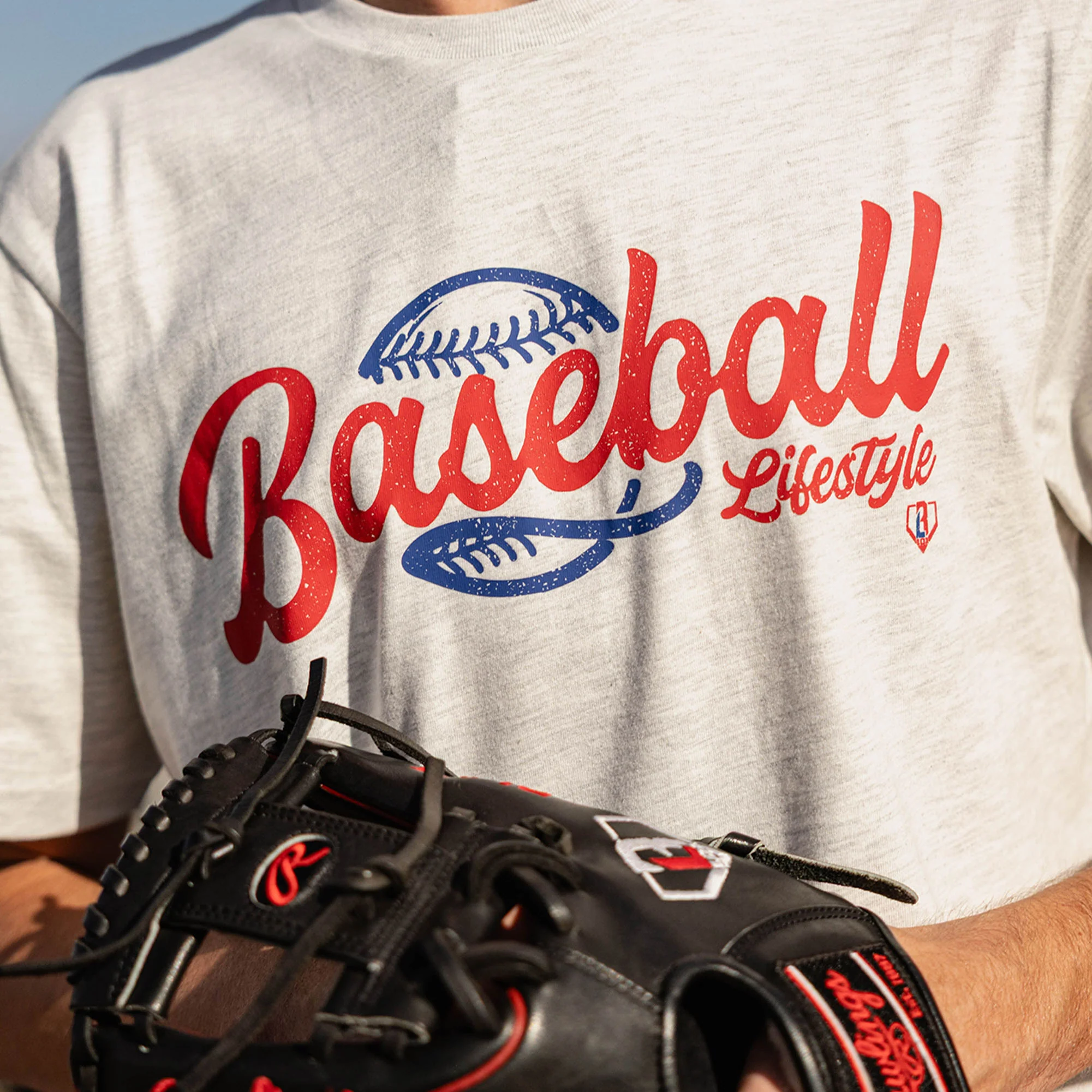 Classic BL Tee - Heather Gray - Image 3