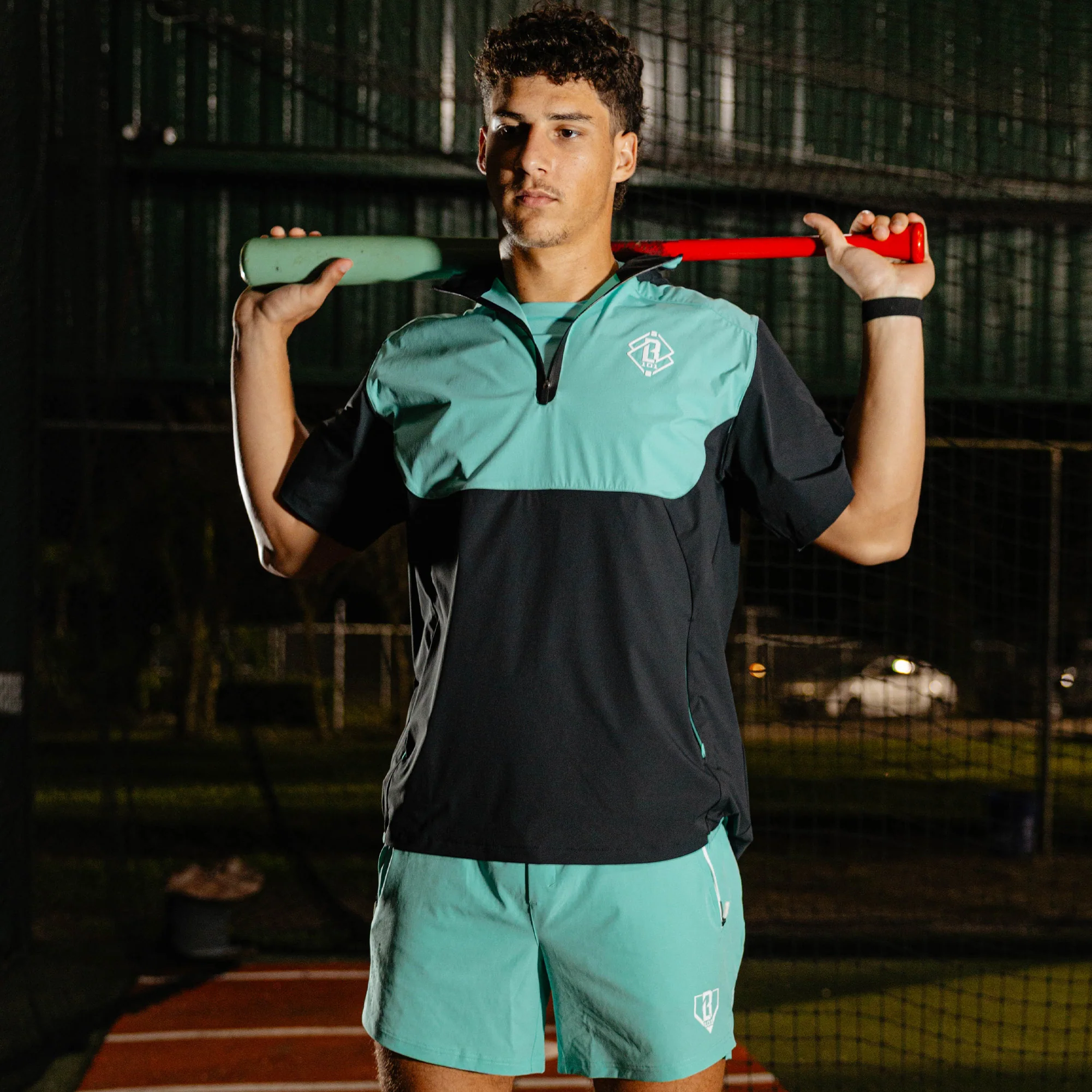 Diamond Tech Pro Cage Jacket - Black/Teal - Image 3