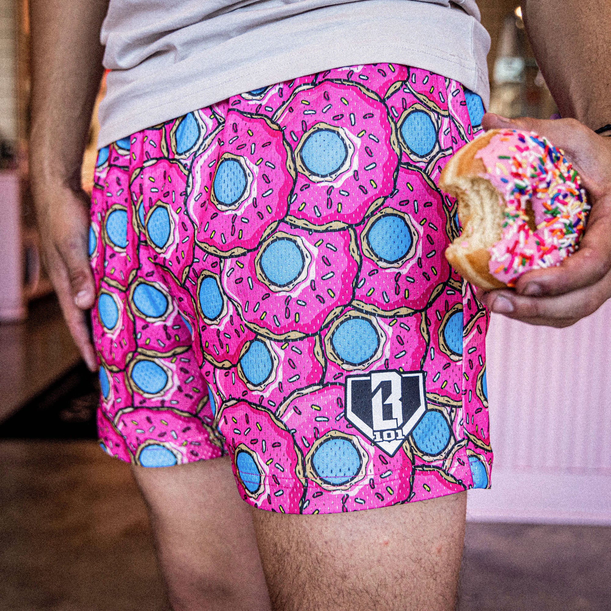 Donut Shorts - Strawberry - Image 4