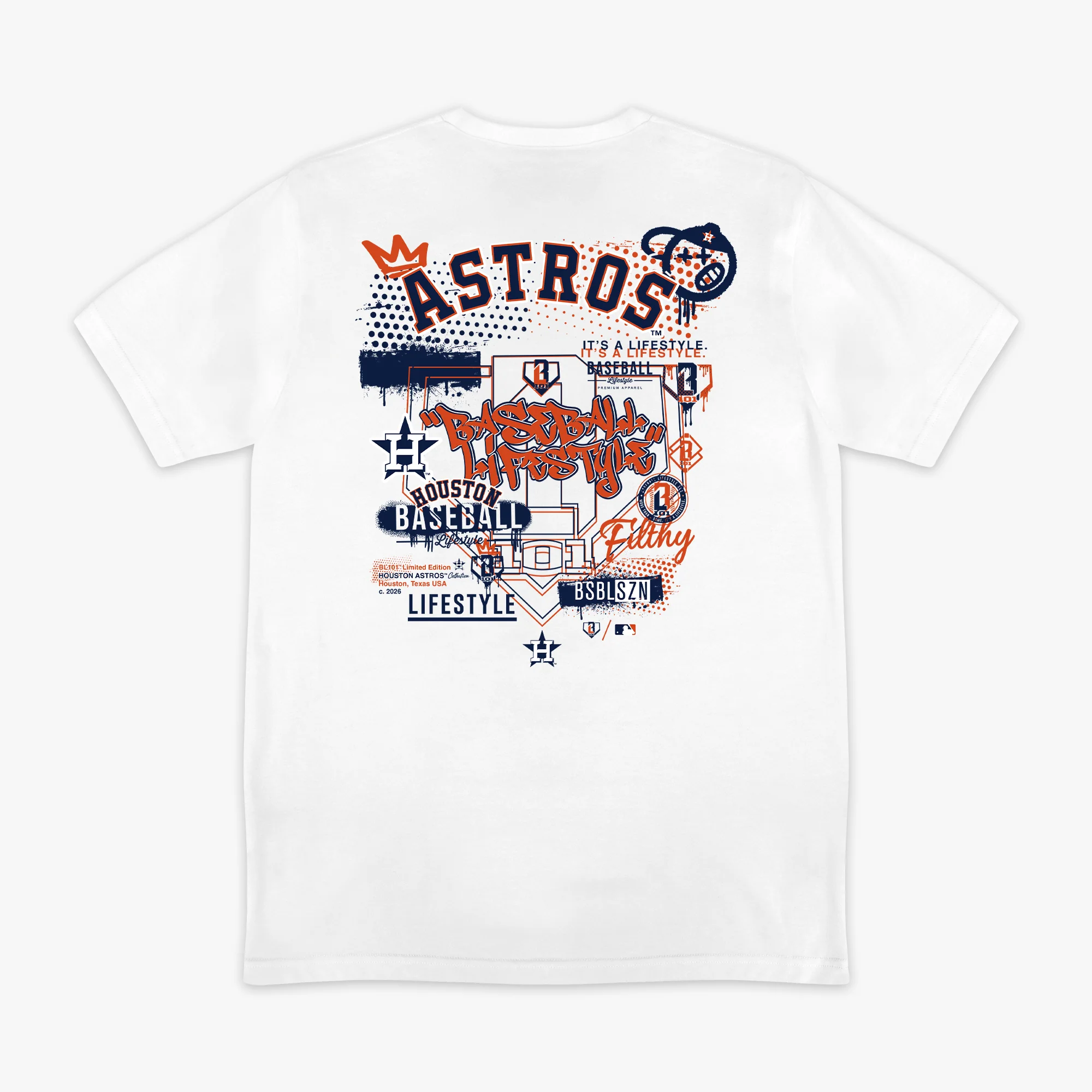 Houston Astros Drip Tee