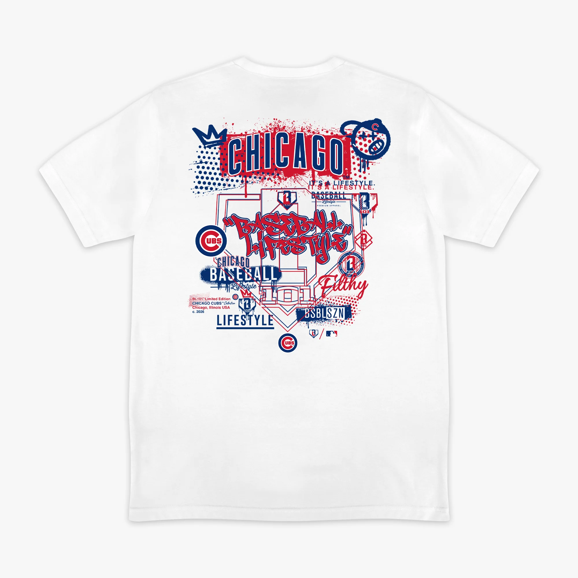 Chicago Cubs Drip Tee
