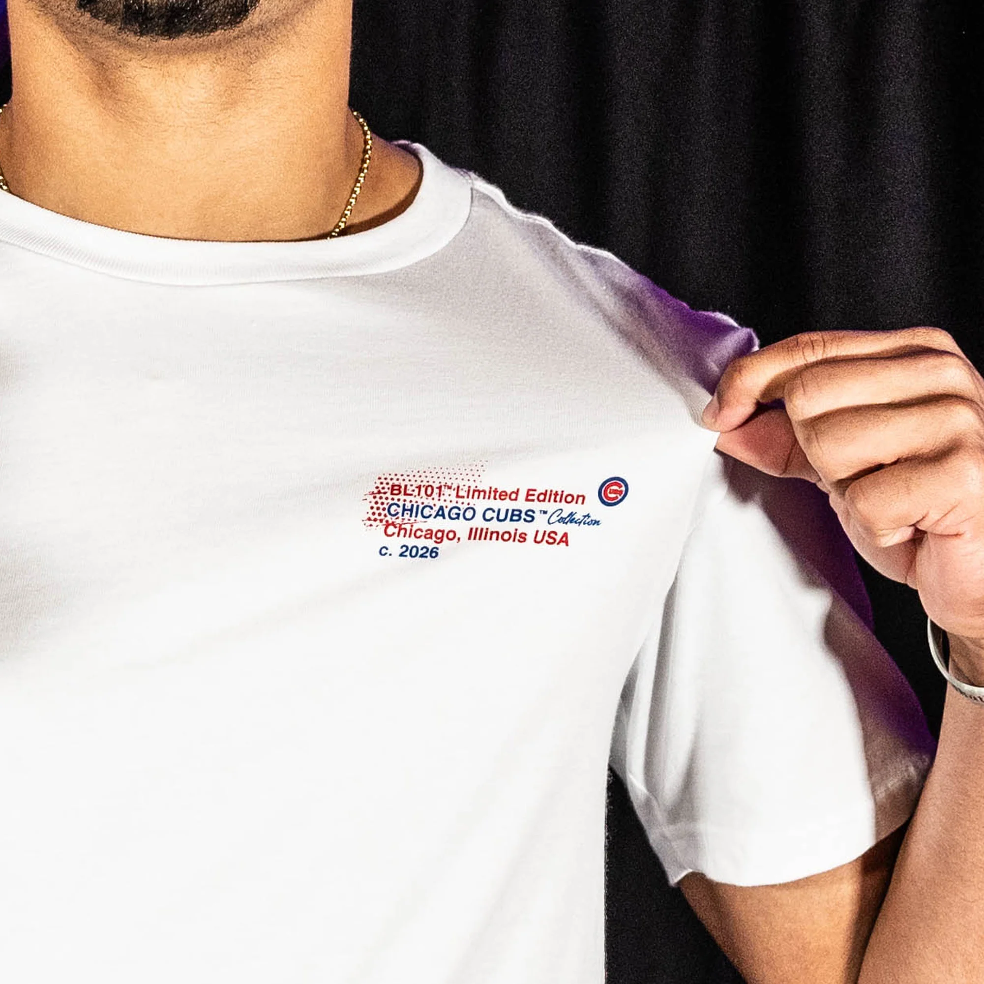 Chicago Cubs Drip Tee - Image 5
