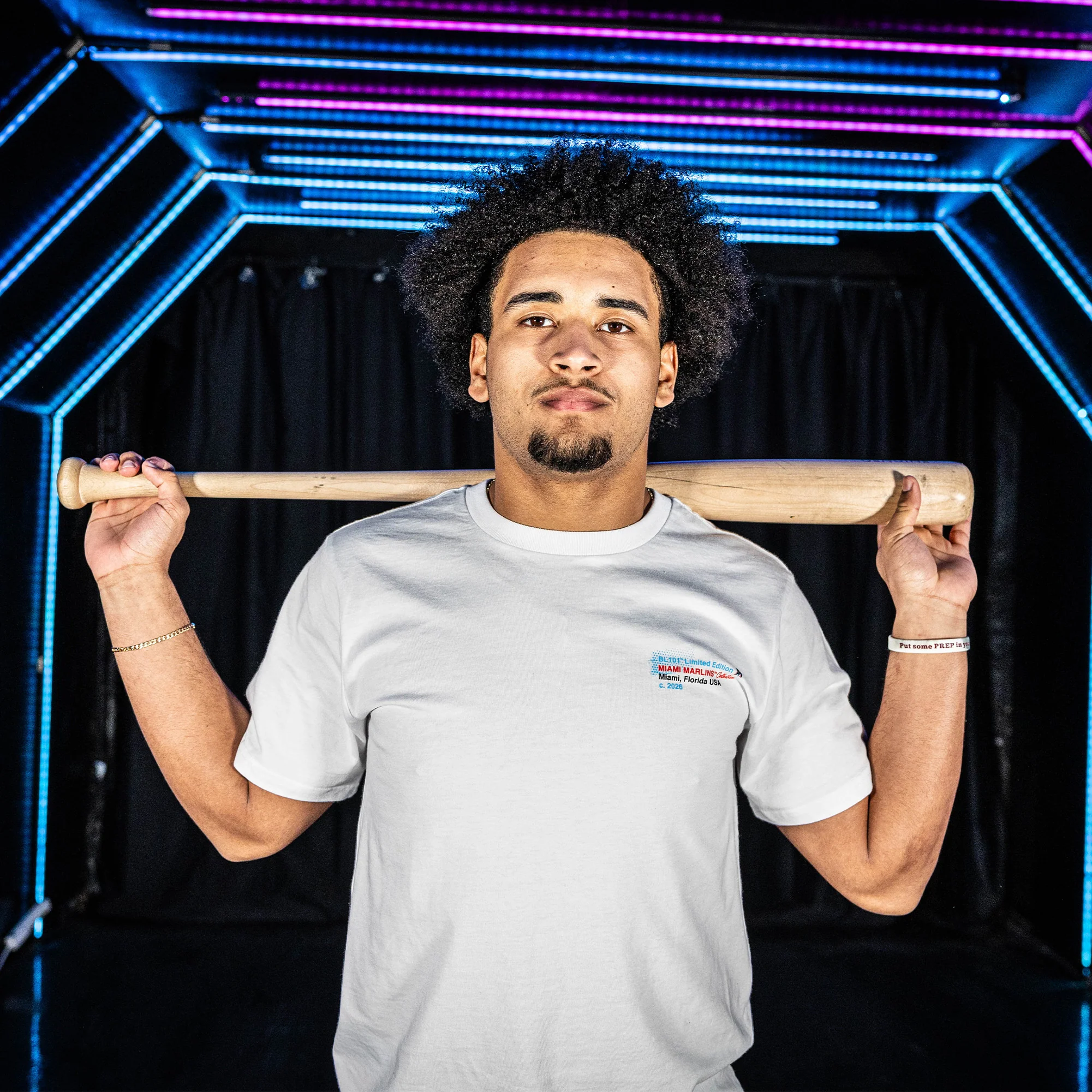 Miami Marlins Drip Tee - Image 3