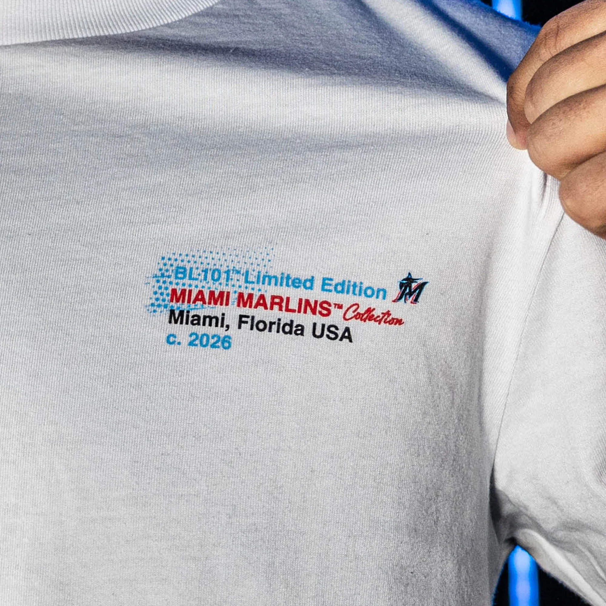 Miami Marlins Drip Tee - Image 5