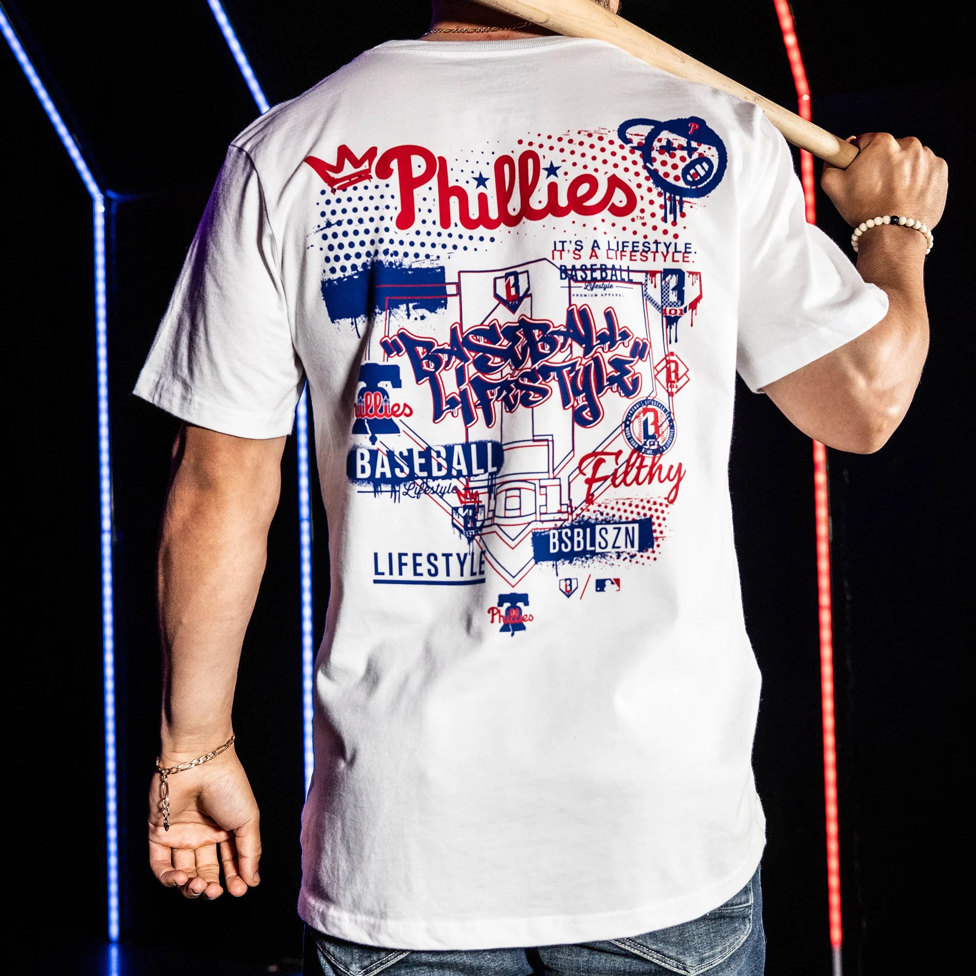 Philadelphia Phillies Drip Tee - Image 4