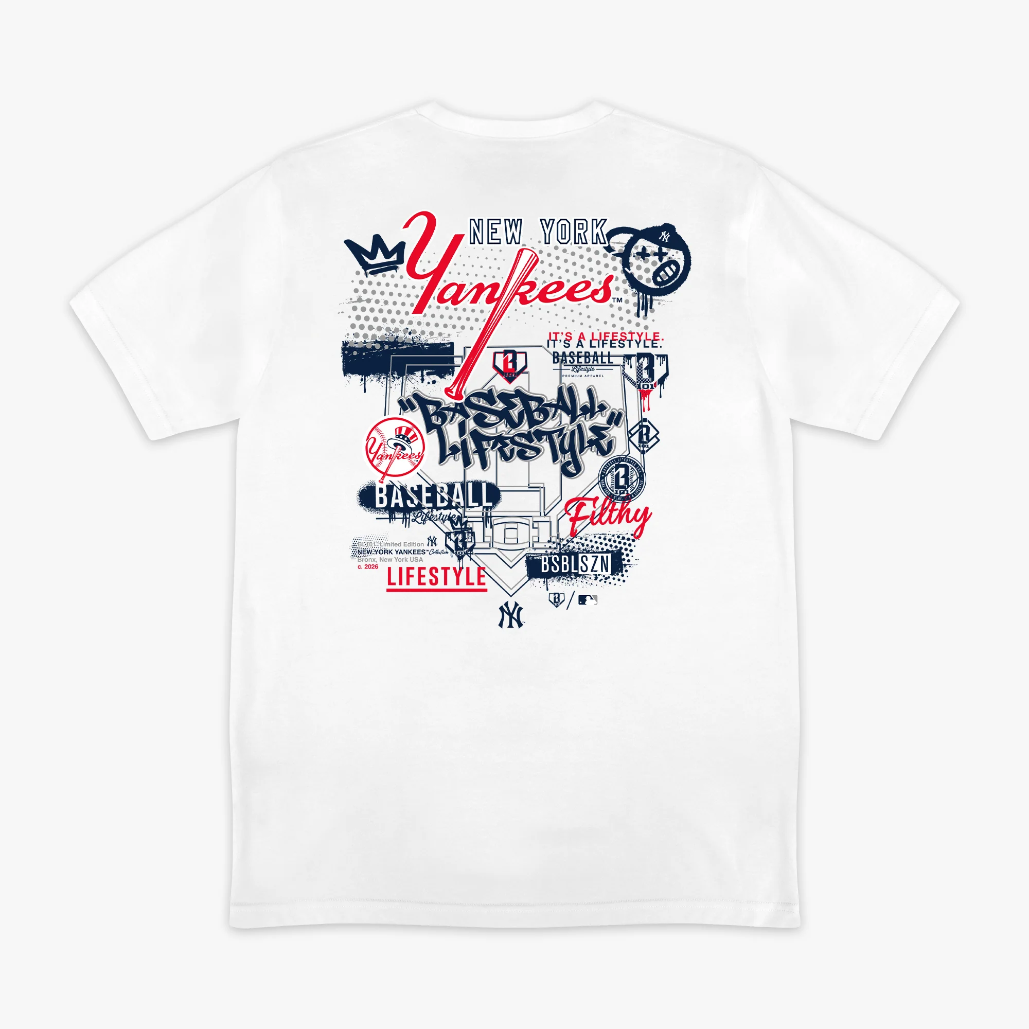 New York Yankees Drip Tee
