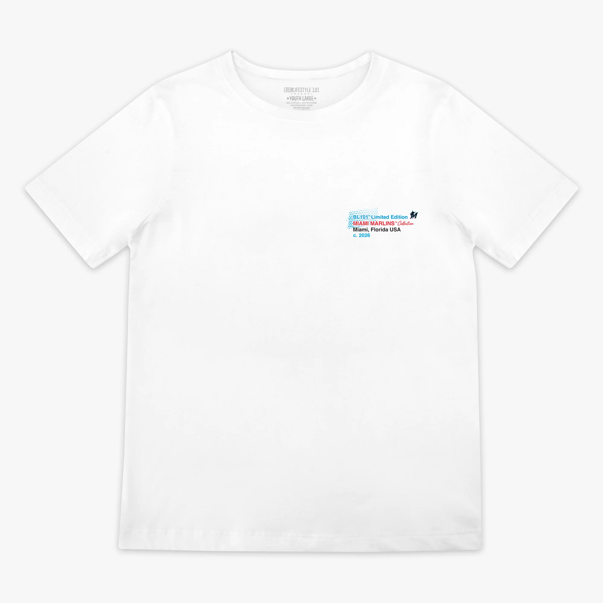 Miami Marlins Drip Youth Tee - Image 2