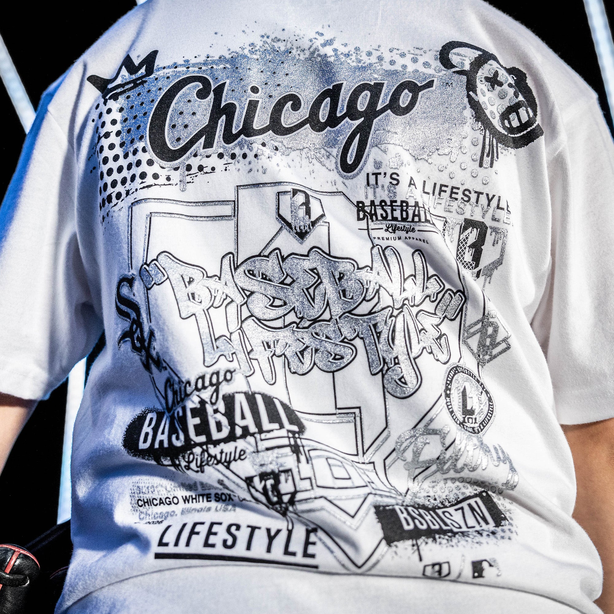 Chicago White Sox Drip Youth Tee - Image 4