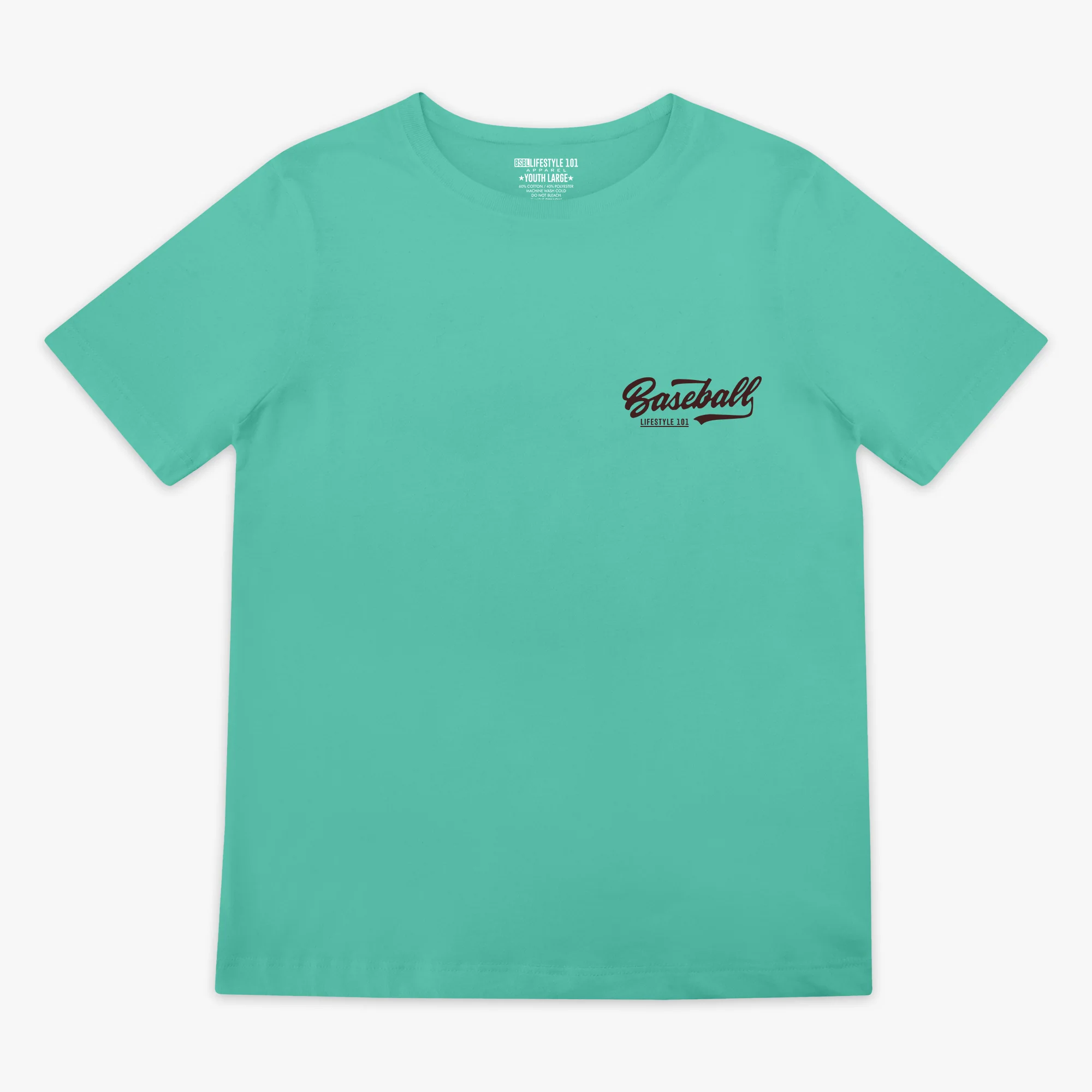 Established Tee - Mint/Brown - Image 2