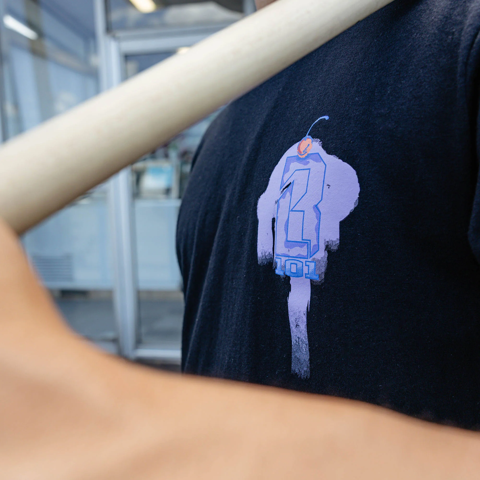 Fastball Scoops Tee - Black - Image 4