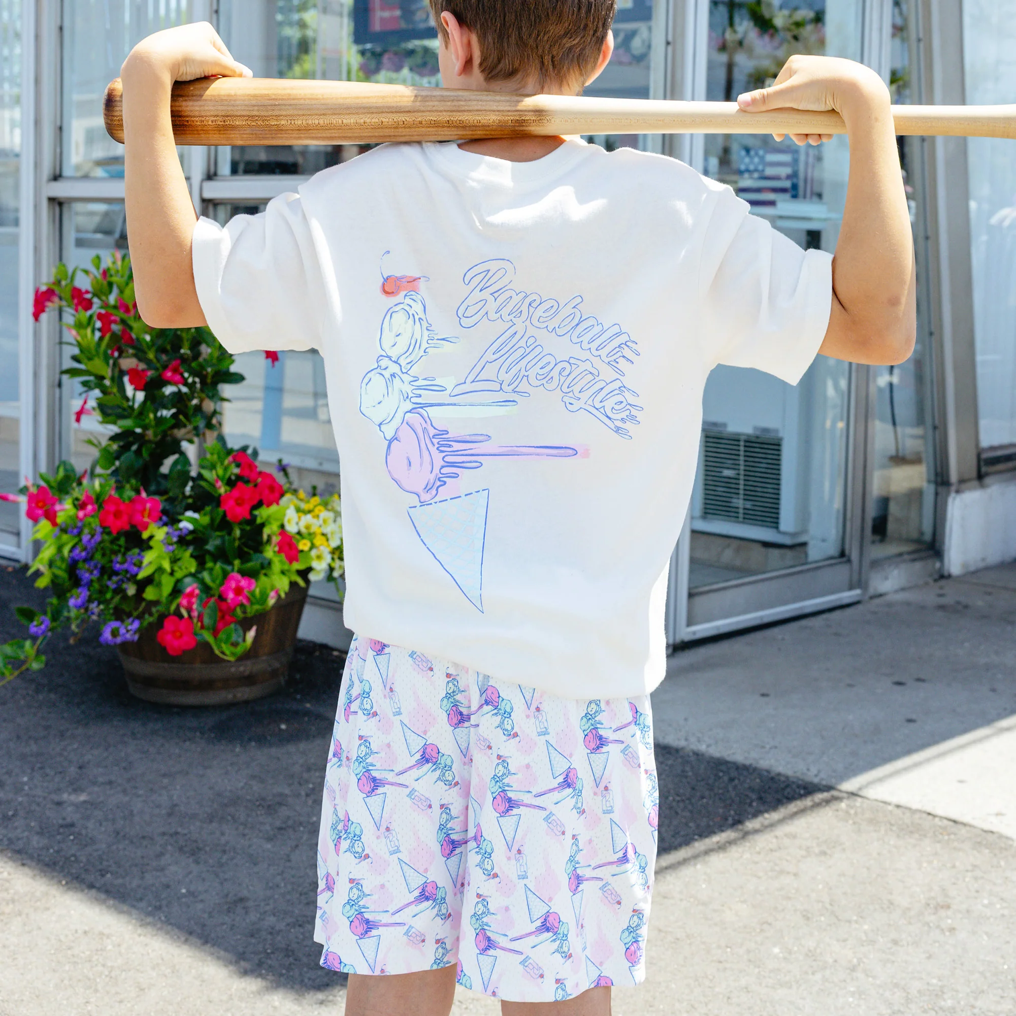 Fastball Scoops Youth Shorts - Image 4