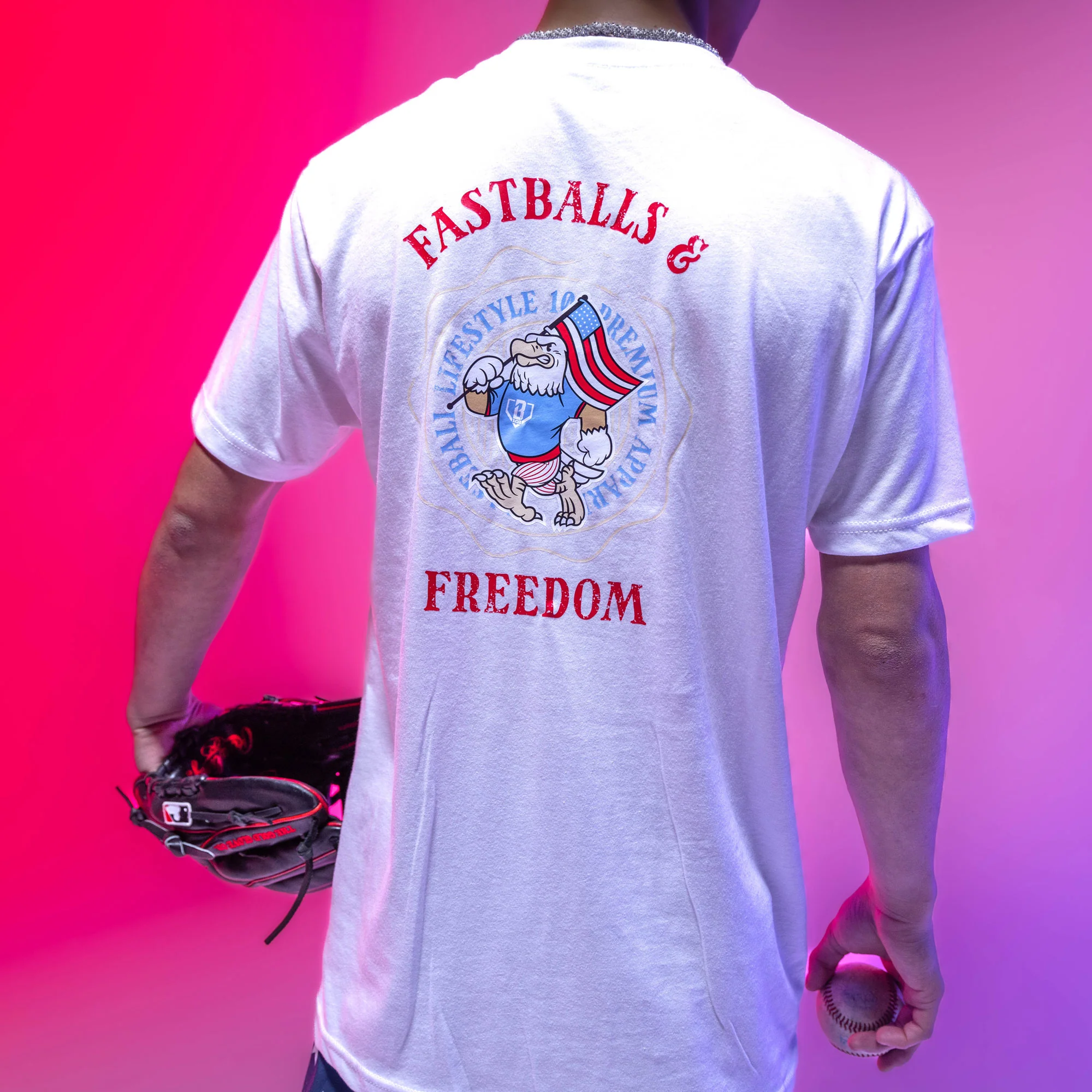 Fastballs & Freedom Tee - Image 5