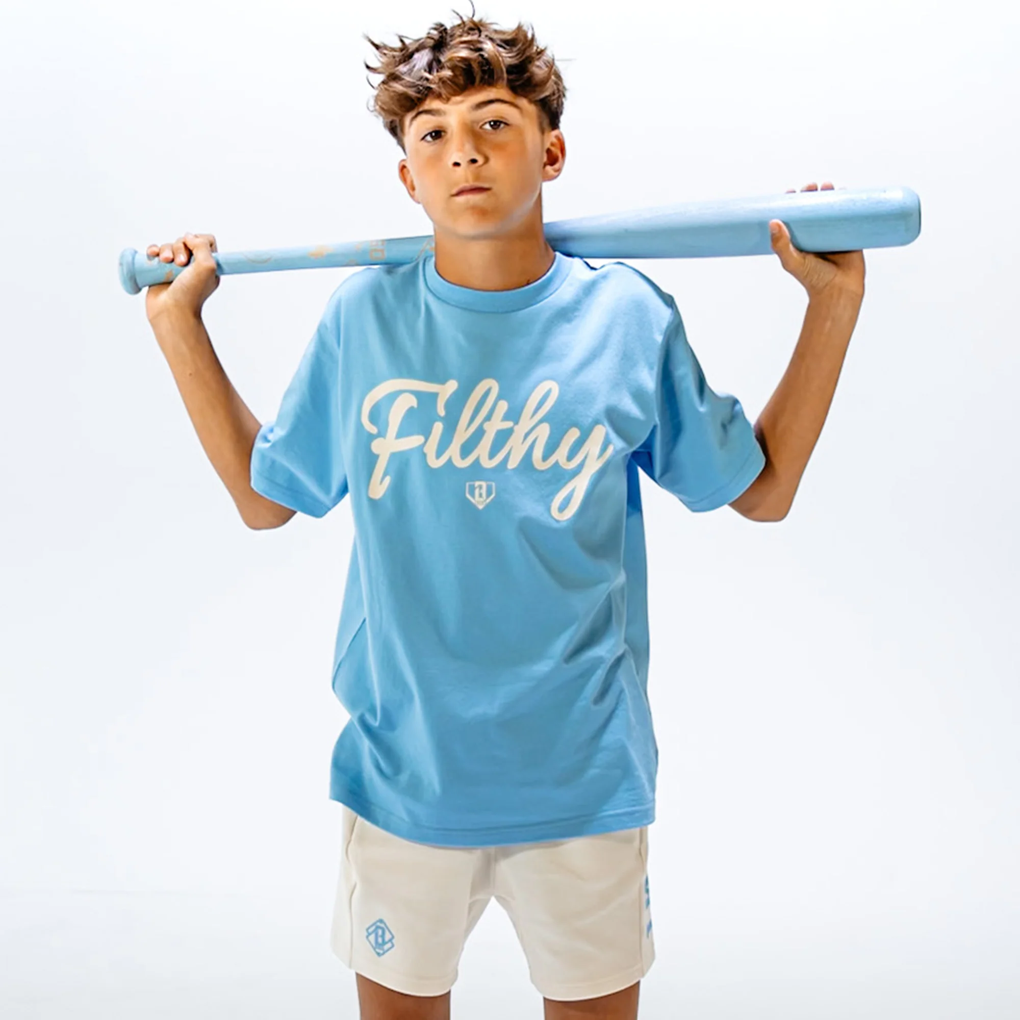 Filthy Youth Tee - BL Blue/Bone - Image 2