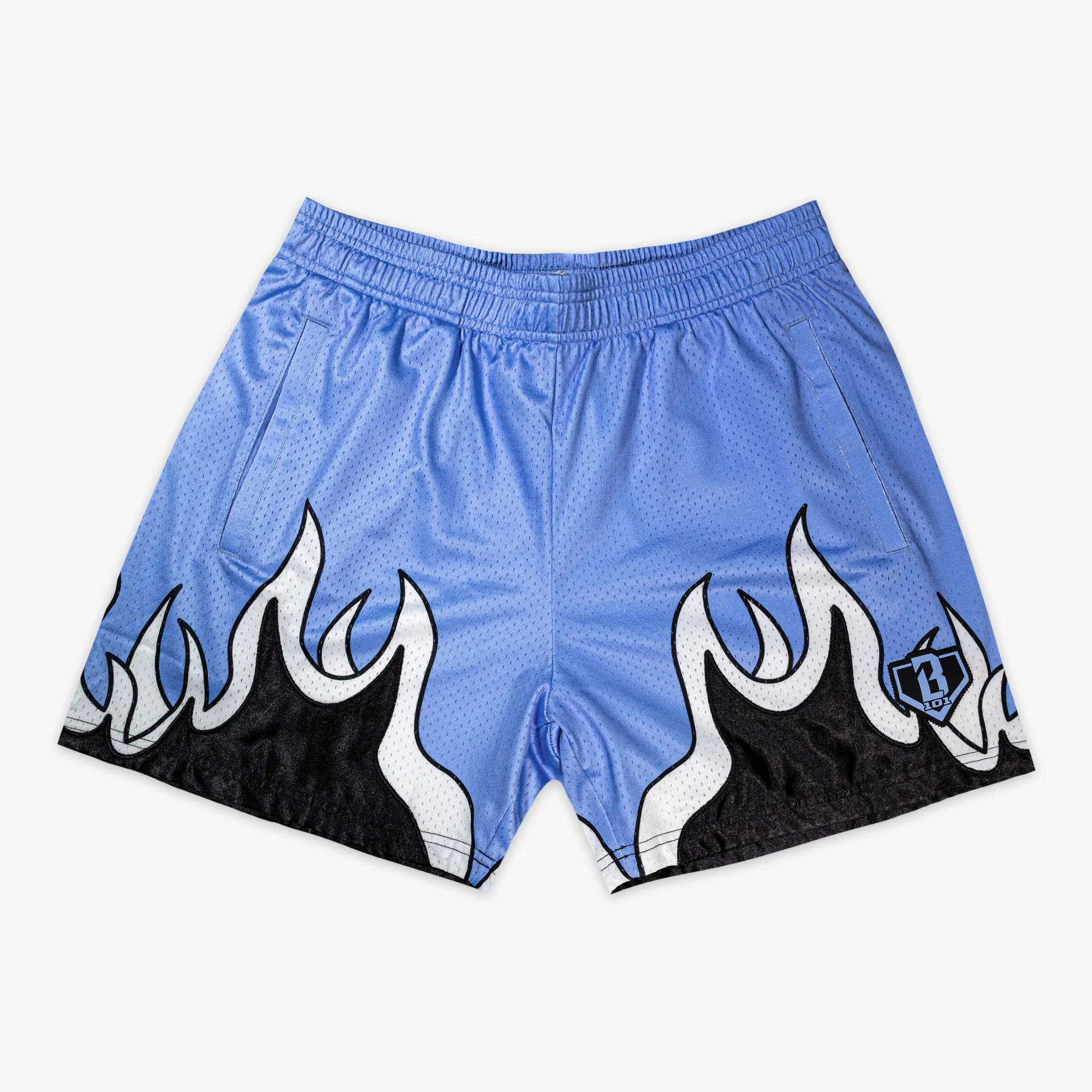 Flame Shorts - Blue
