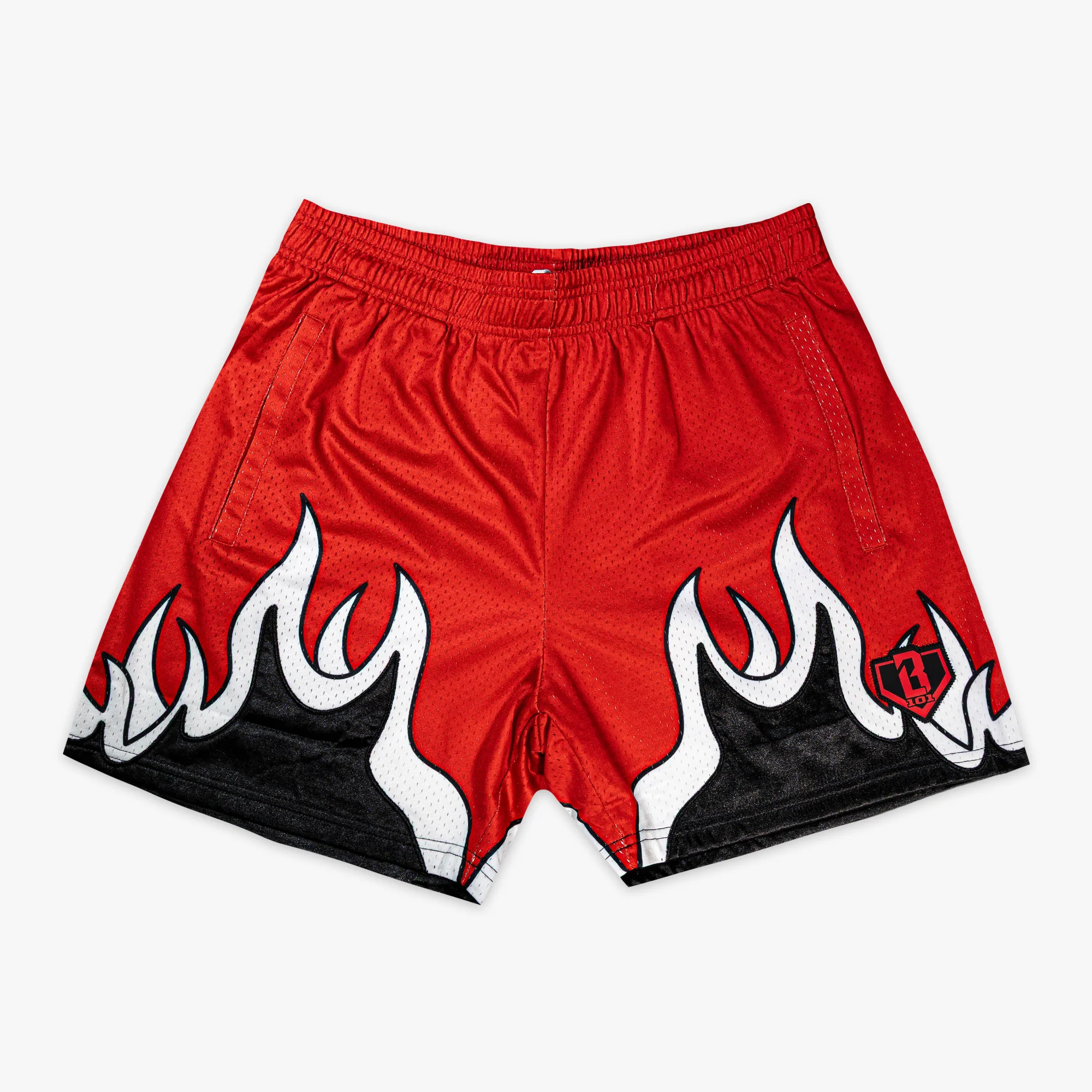 Flame Shorts - Red