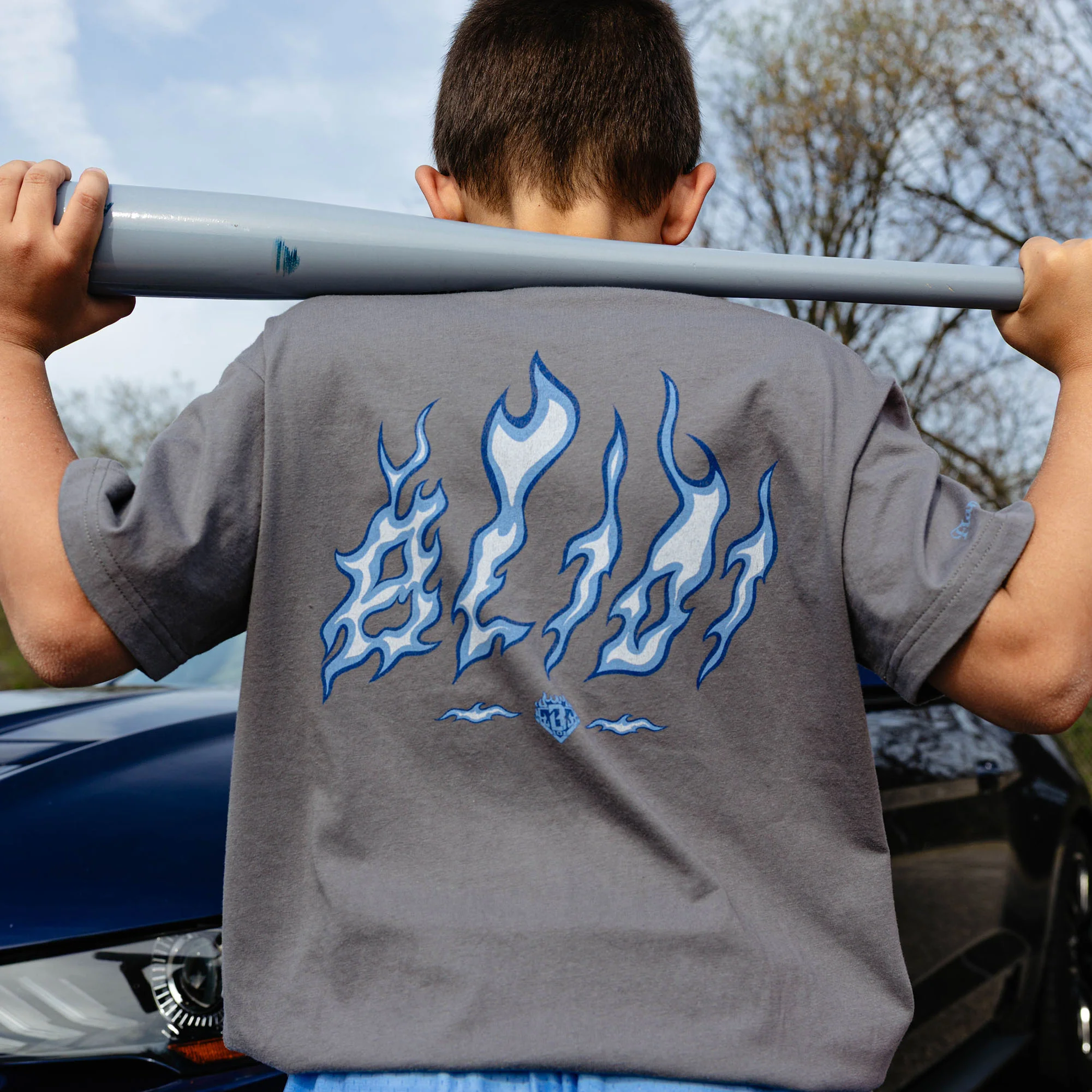 Flame Thrower Youth Tee - Image 3
