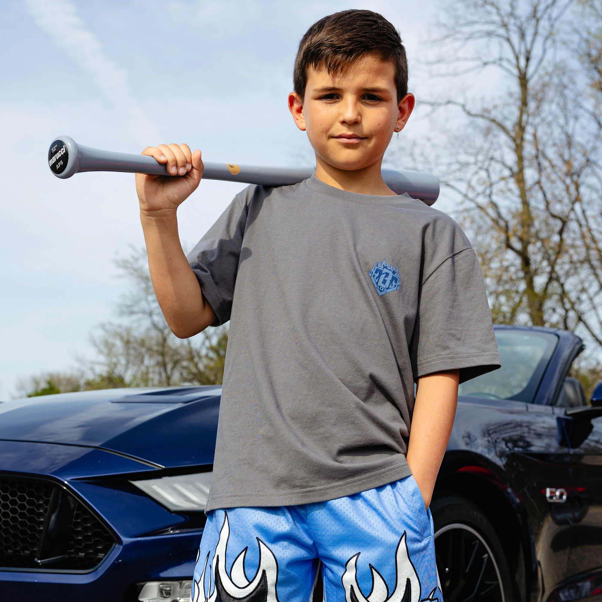 Flame Thrower Youth Tee - Image 4