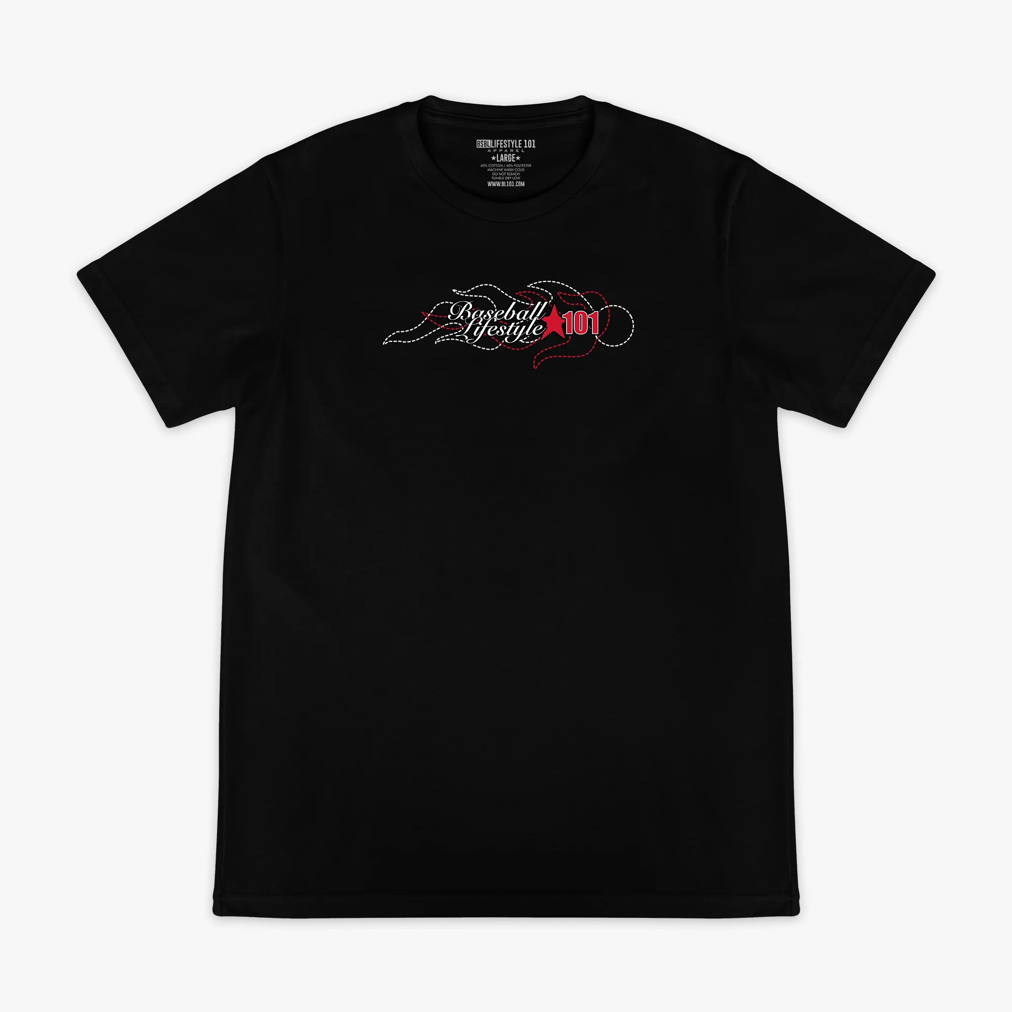 Flames Stitched Tee