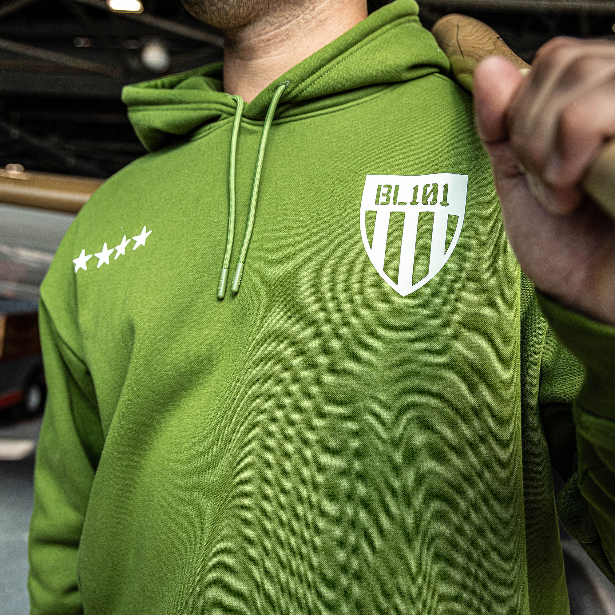 Flight Deck Hoodie - Army Green - Image 5