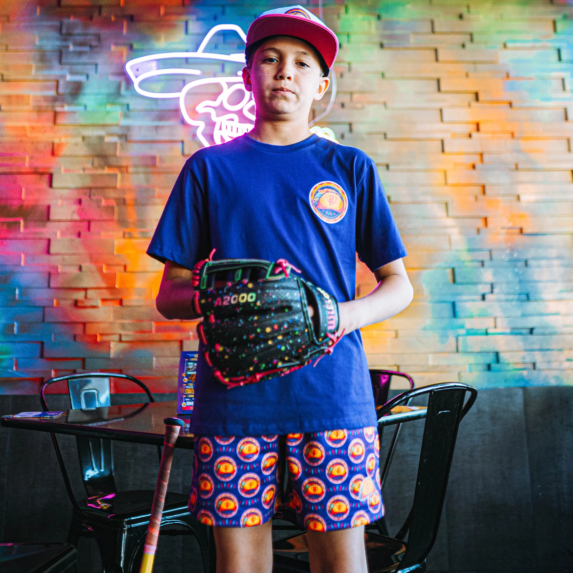 Home Plate Heat Youth Shorts - Image 2