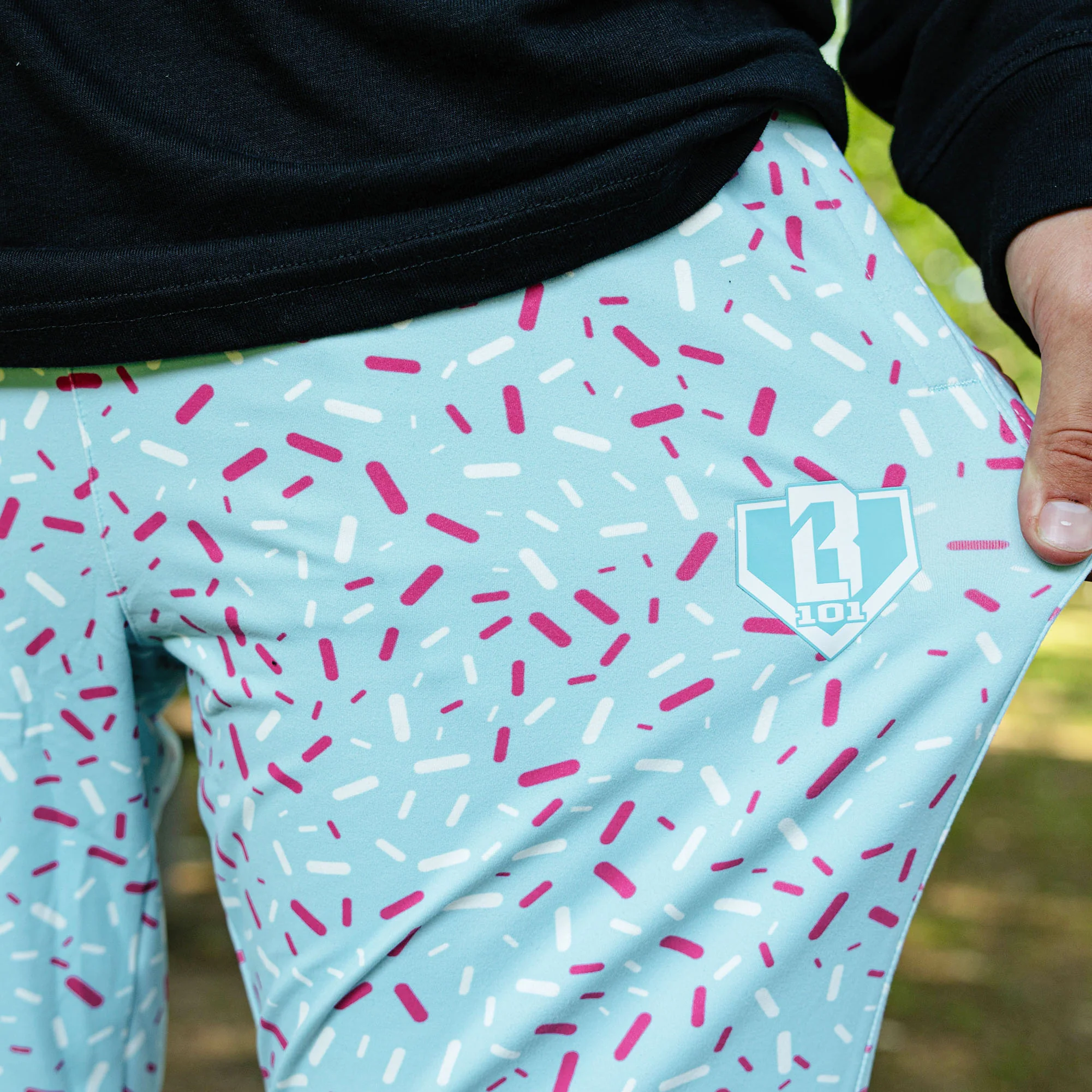 Ice Cream Pajama Pants - Cotton Candy Blue - Image 4