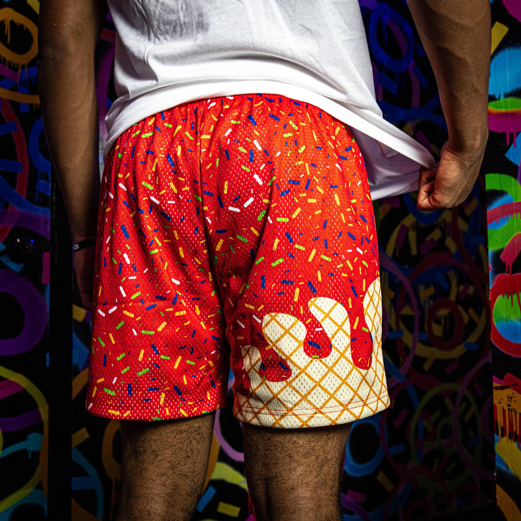 Ice Cream Shorts - Cherry - Image 3