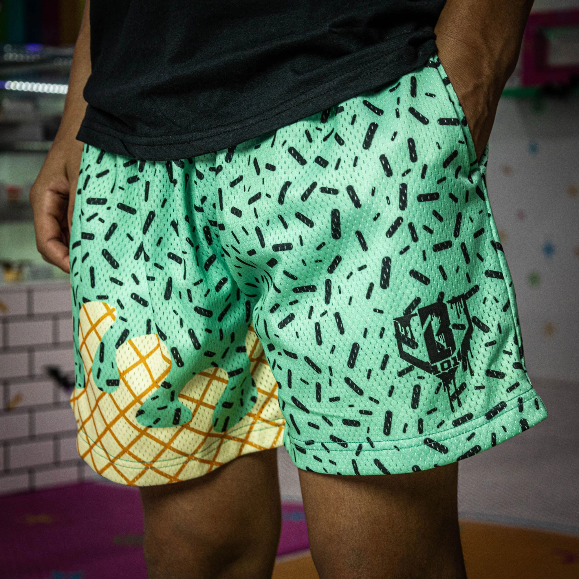 Ice Cream Shorts - Mint - Image 2