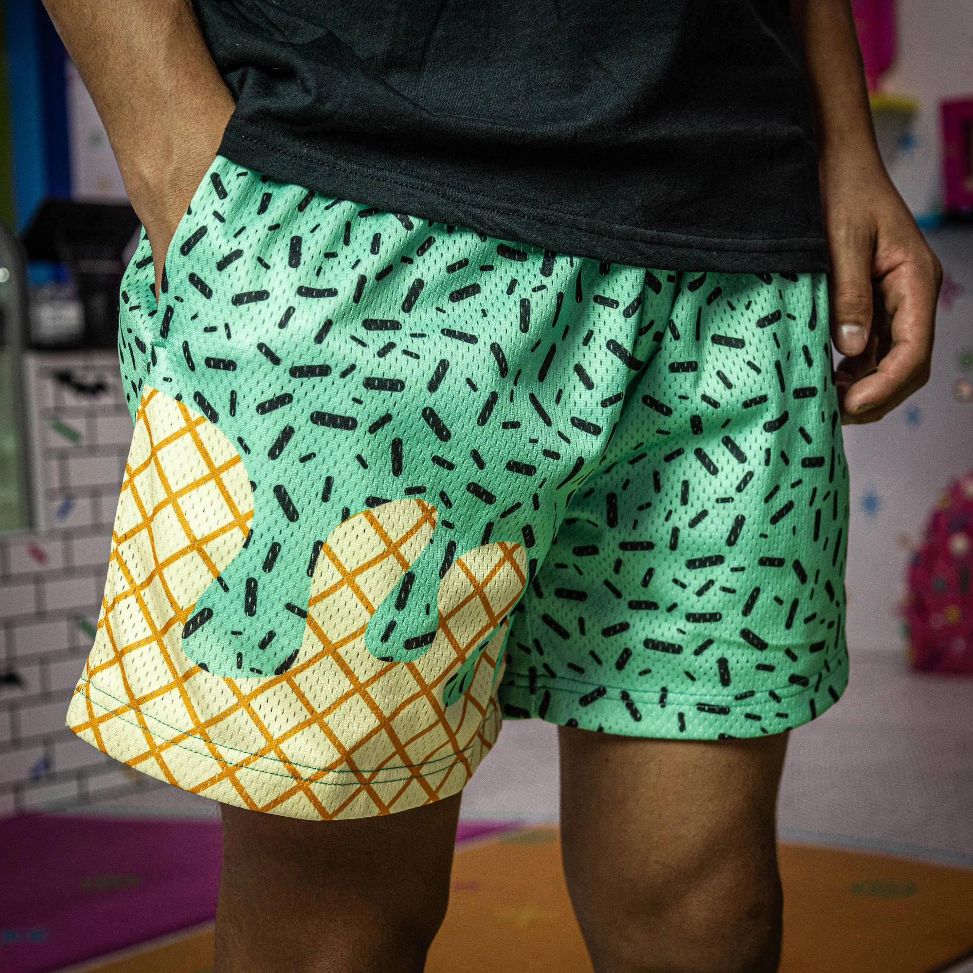 Ice Cream Shorts - Mint - Image 3