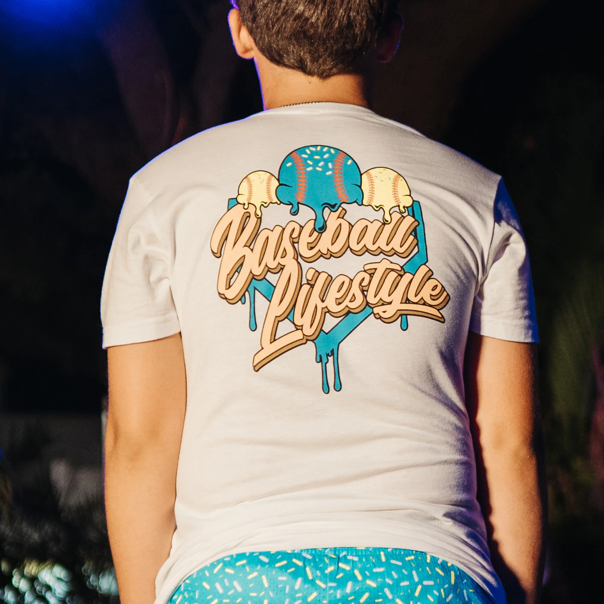 Ice Cream Tee - Blueberry Lemonade - Image 3