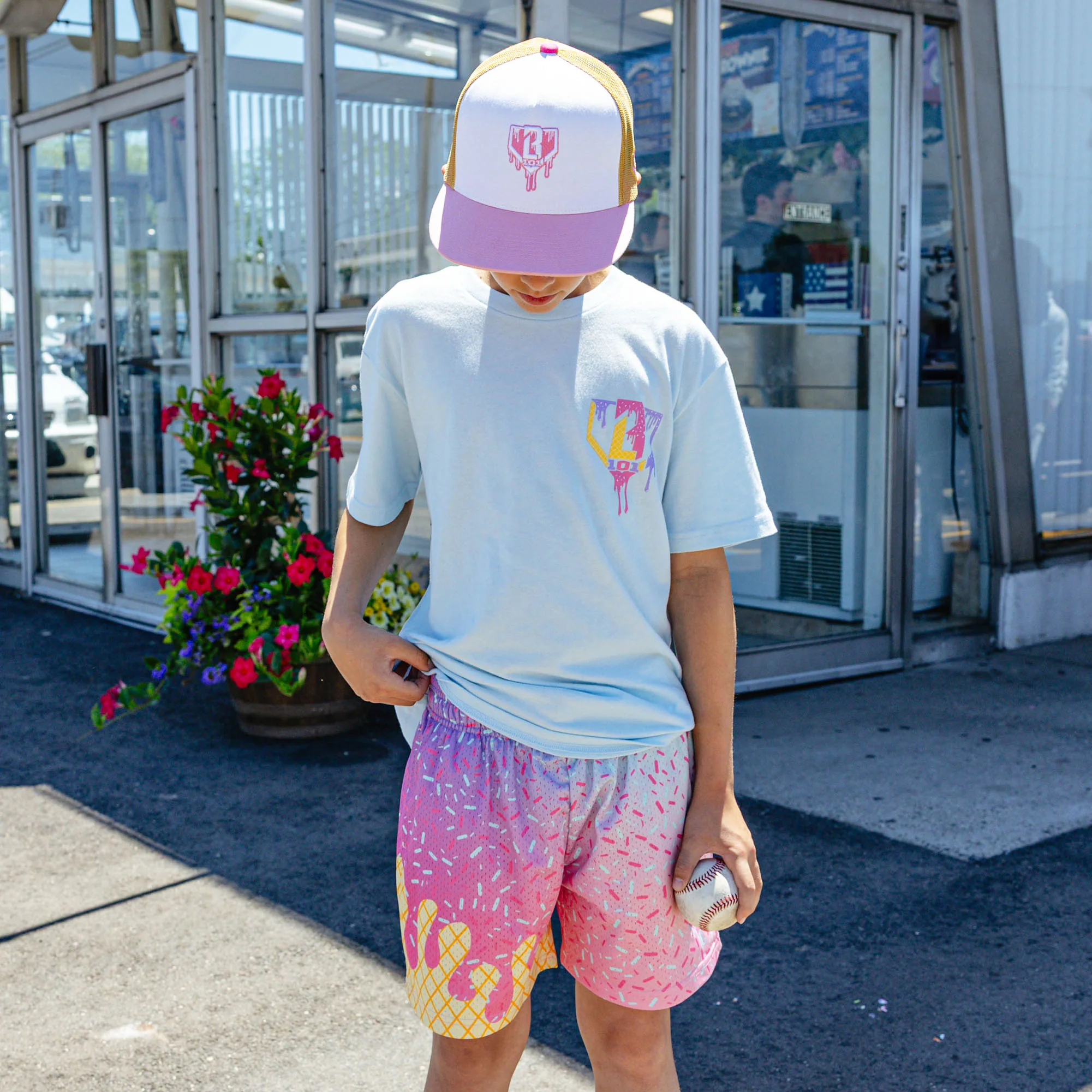 Ice Cream Youth Shorts - Frosted - Image 5