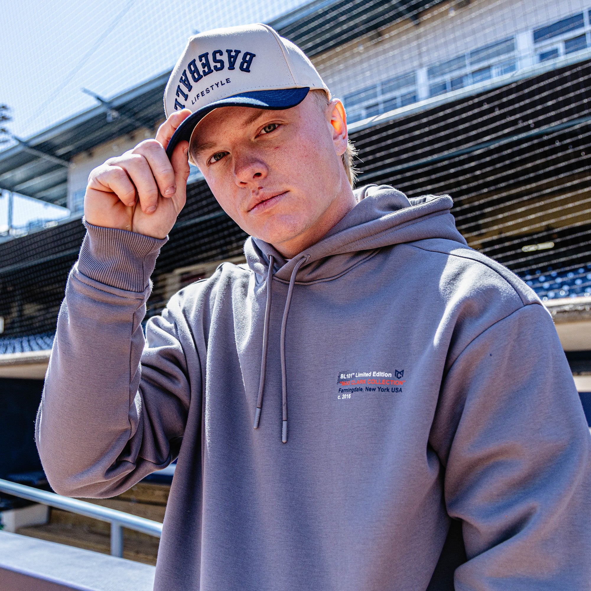 Max Clark Hoodie - Gray - Image 4