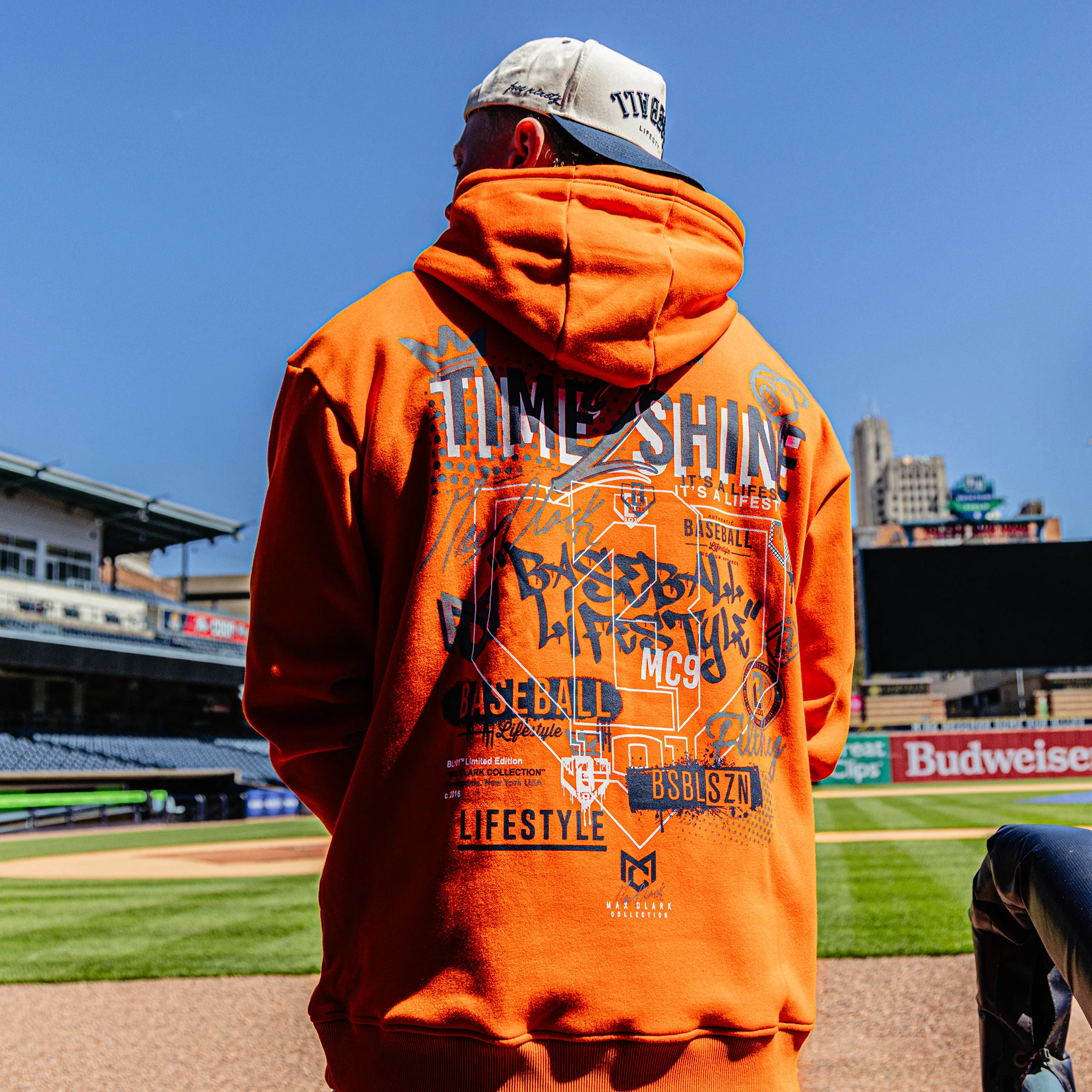 Max Clark Hoodie - Orange - Image 3