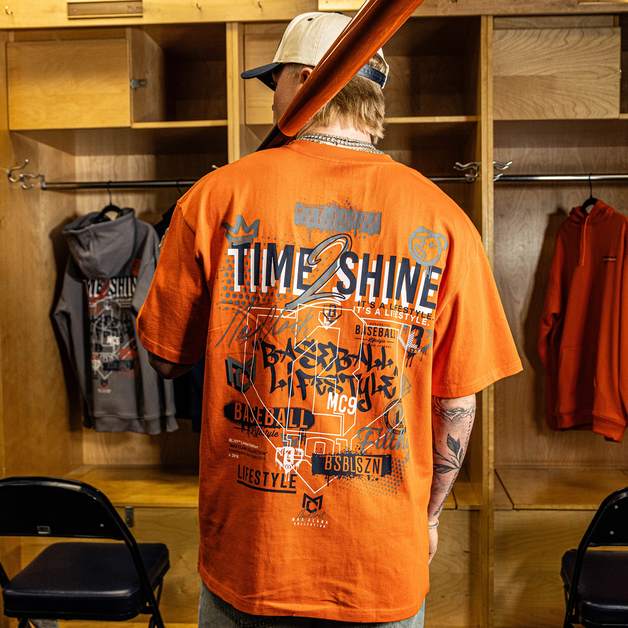 Max Clark Tee - Orange - Image 3