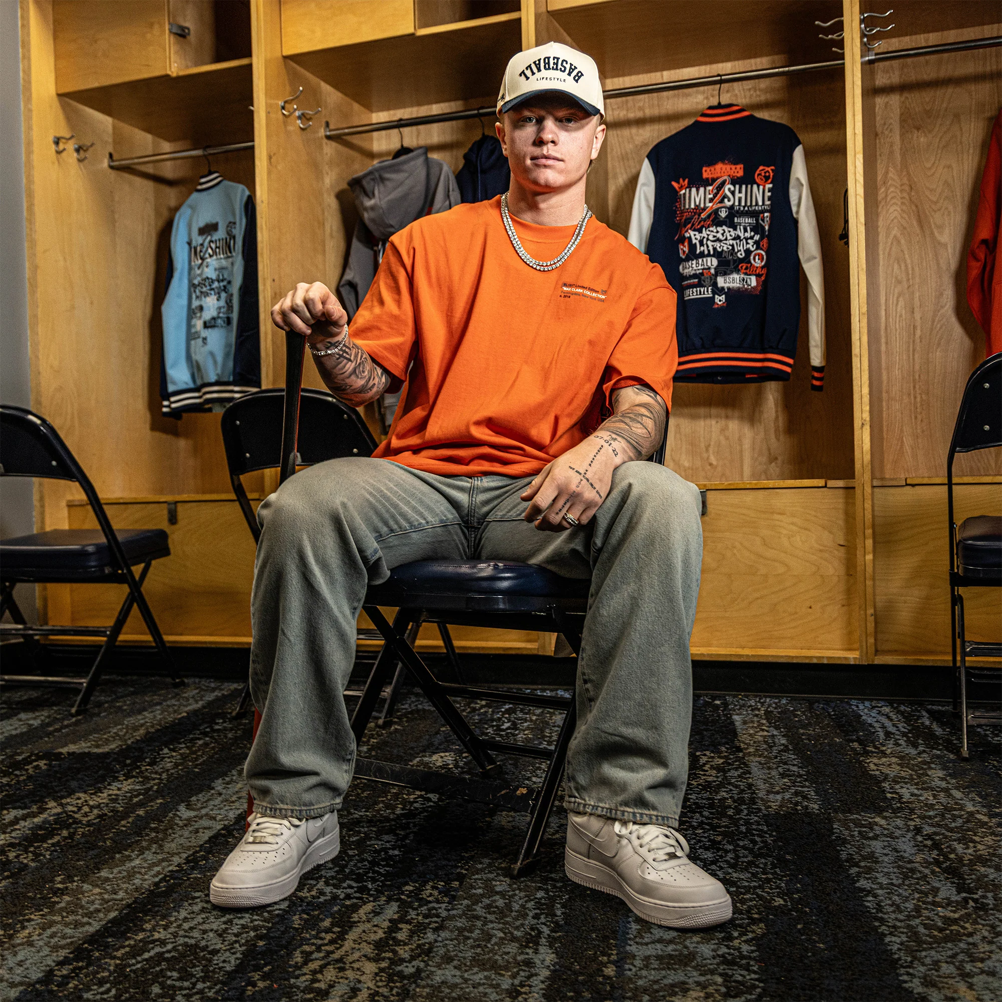 Max Clark Tee - Orange - Image 4