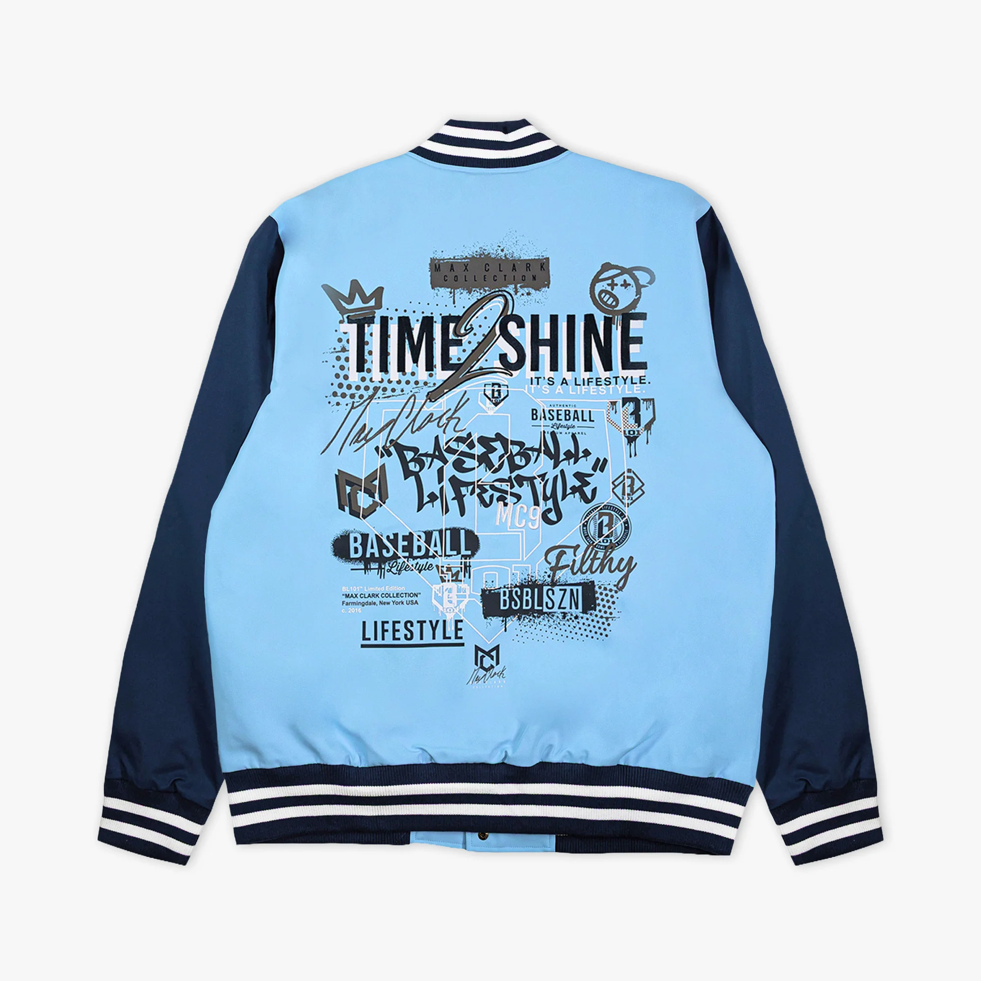 Max Clark Youth Bomber - Blue