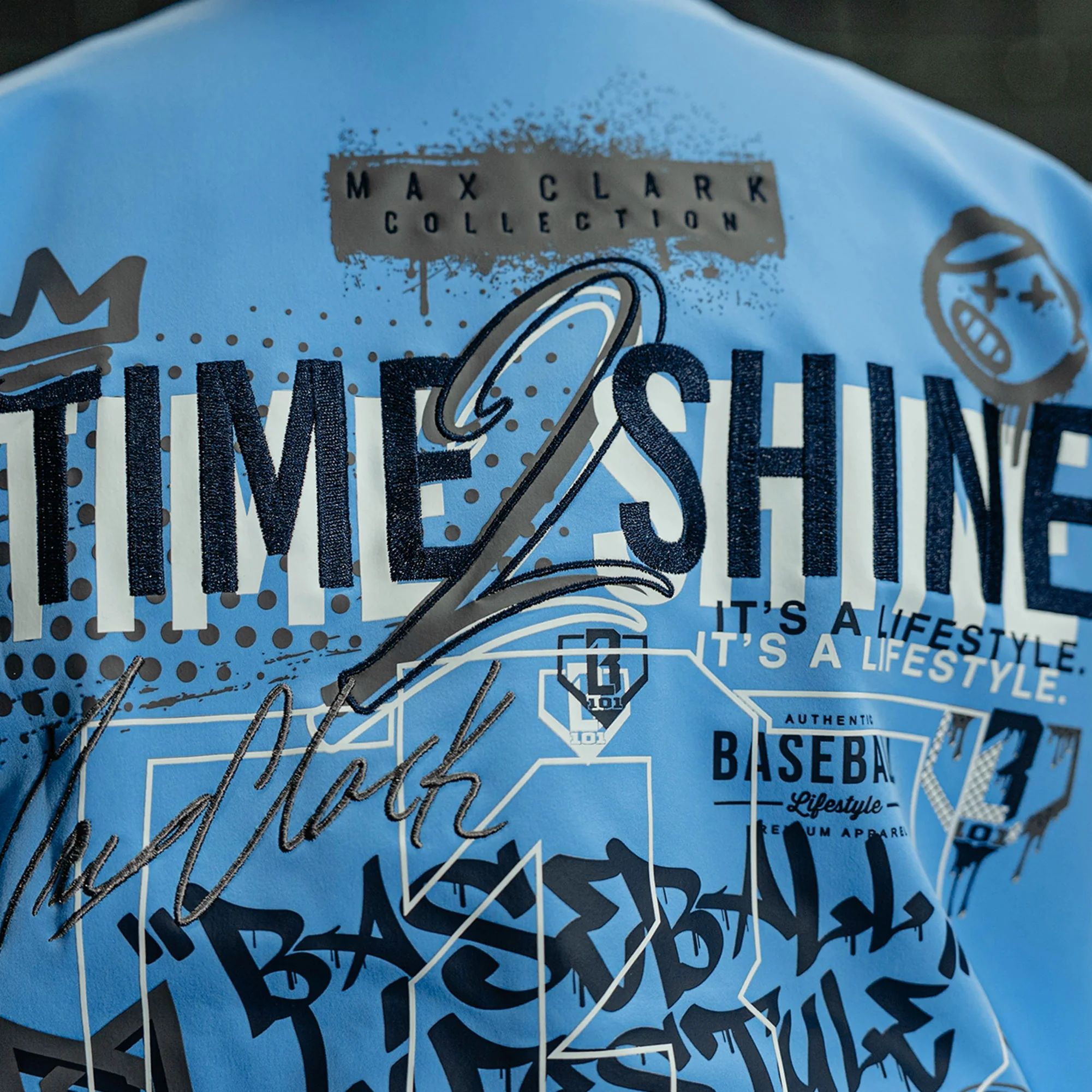 Max Clark Youth Bomber - Blue - Image 6