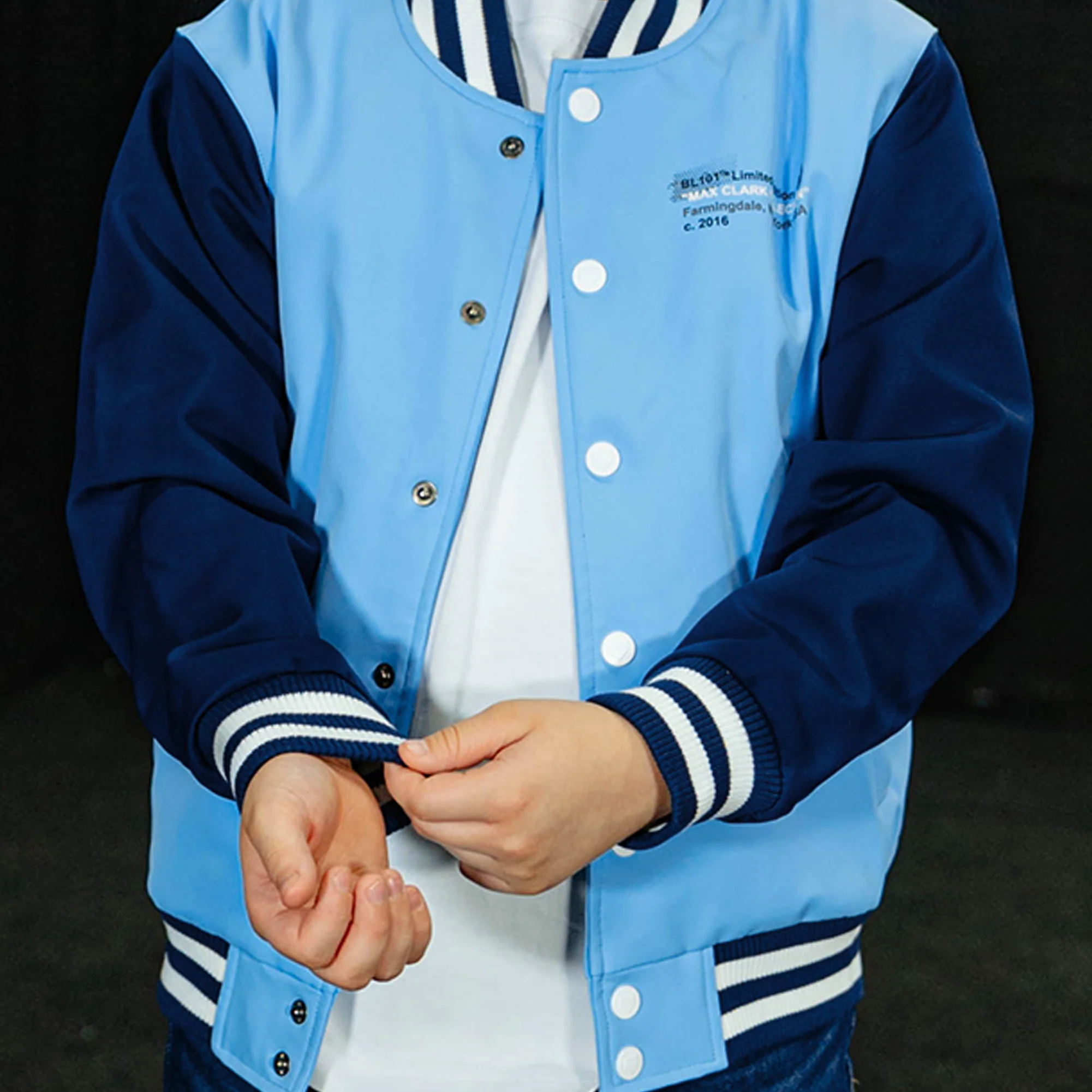 Max Clark Youth Bomber - Blue - Image 7