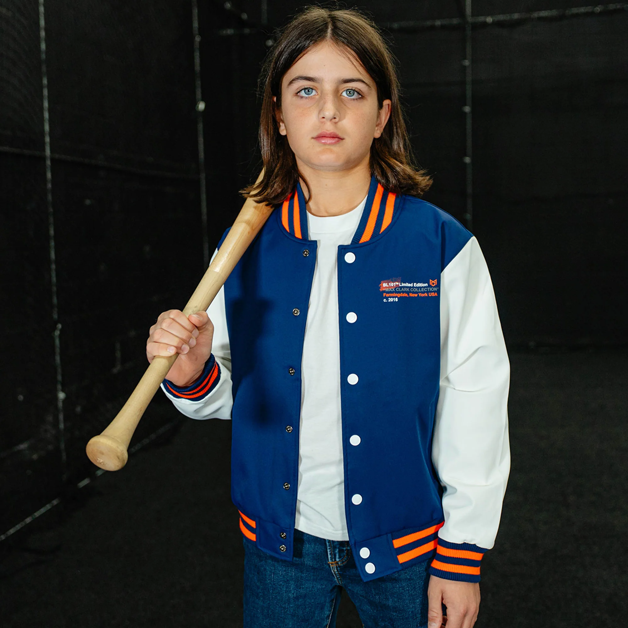 Max Clark Youth Bomber - Navy - Image 5