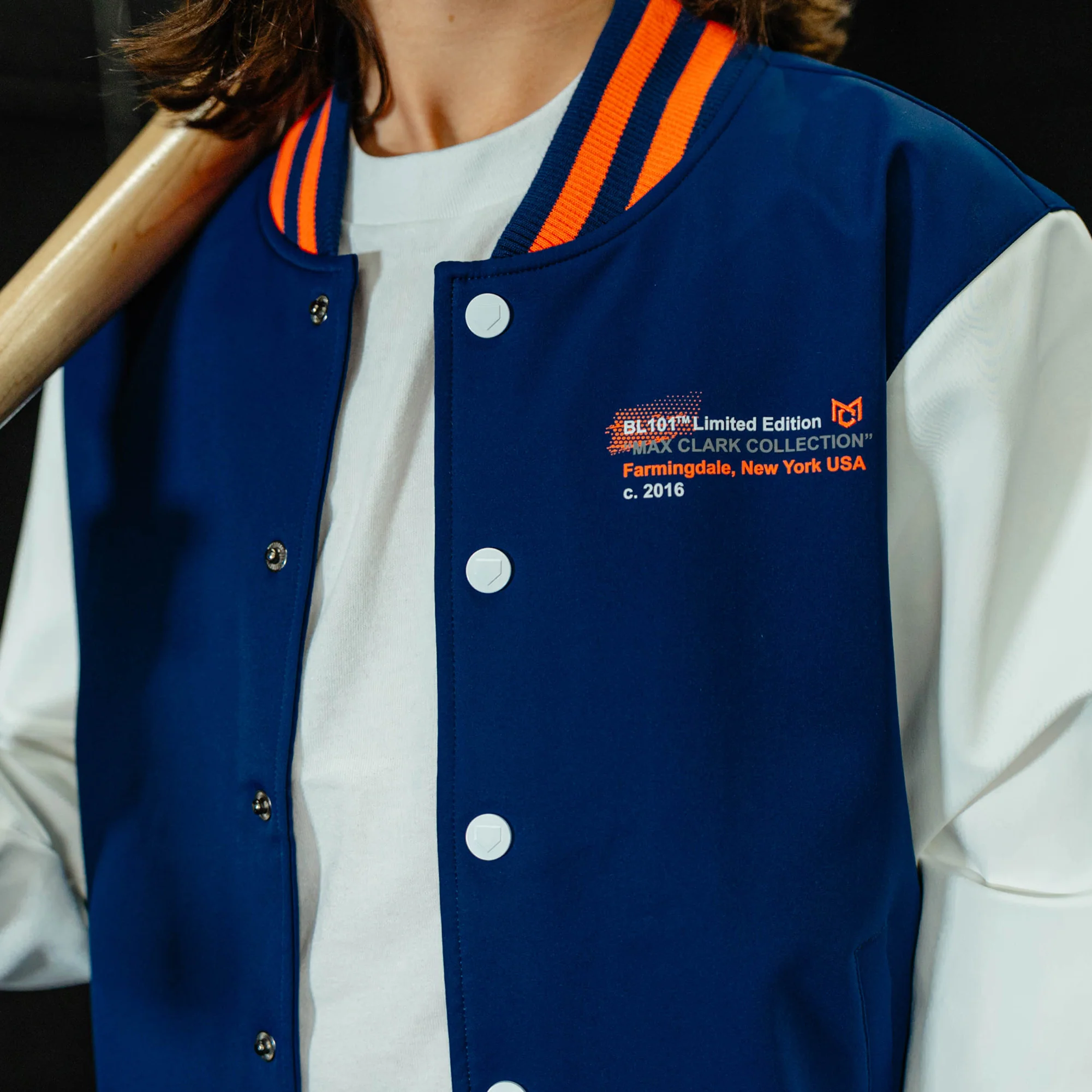 Max Clark Youth Bomber - Navy - Image 6