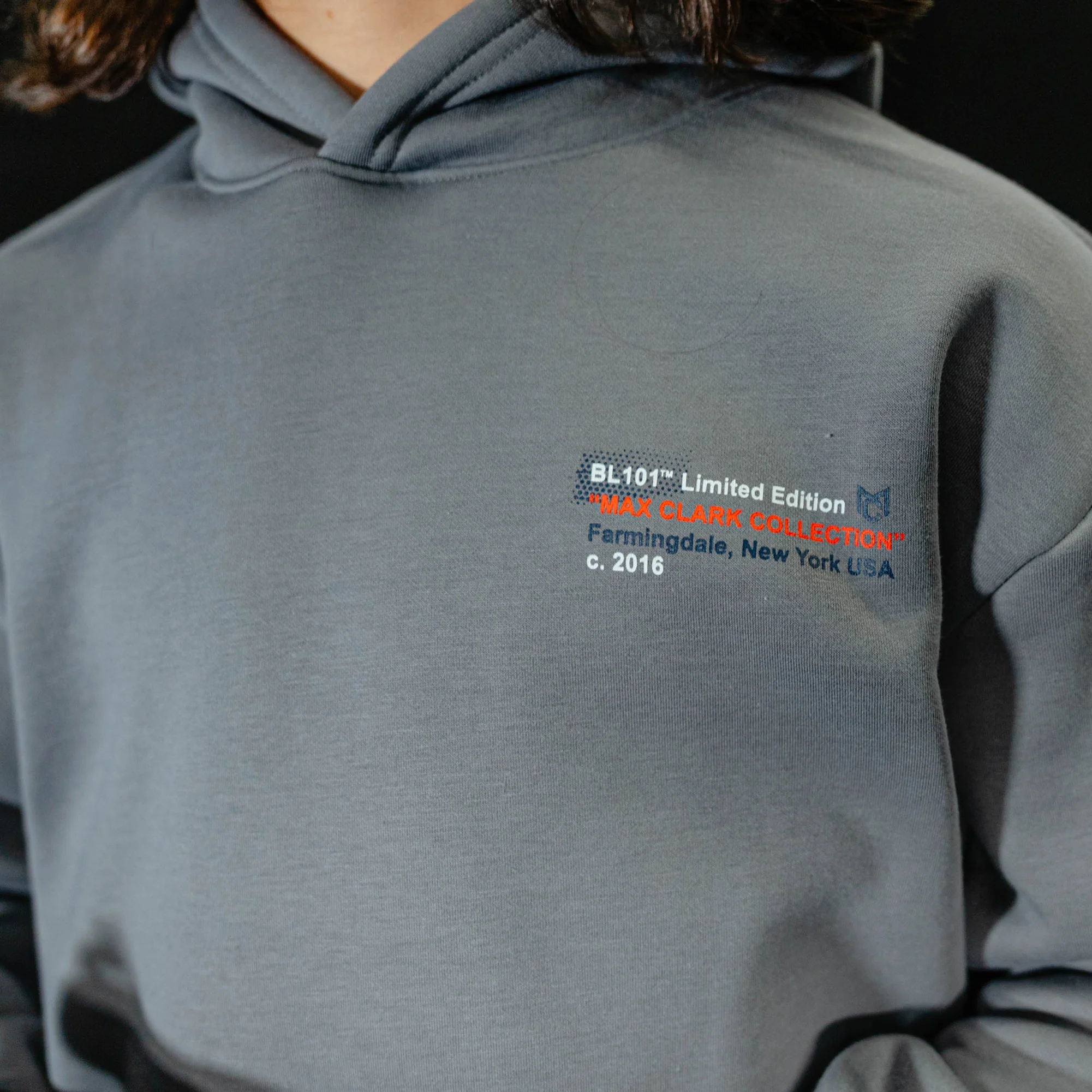 Max Clark Youth Hoodie - Gray - Image 7