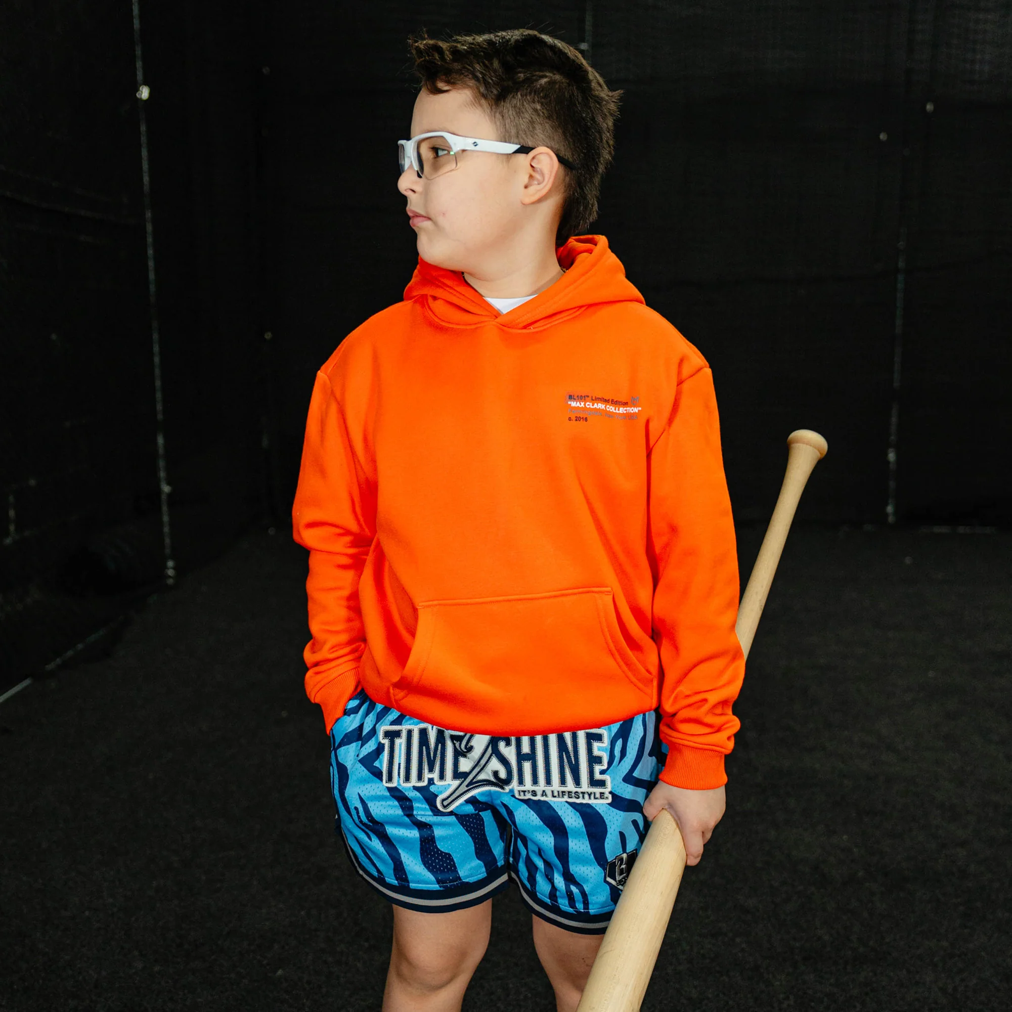 Max Clark Youth Hoodie - Orange - Image 4