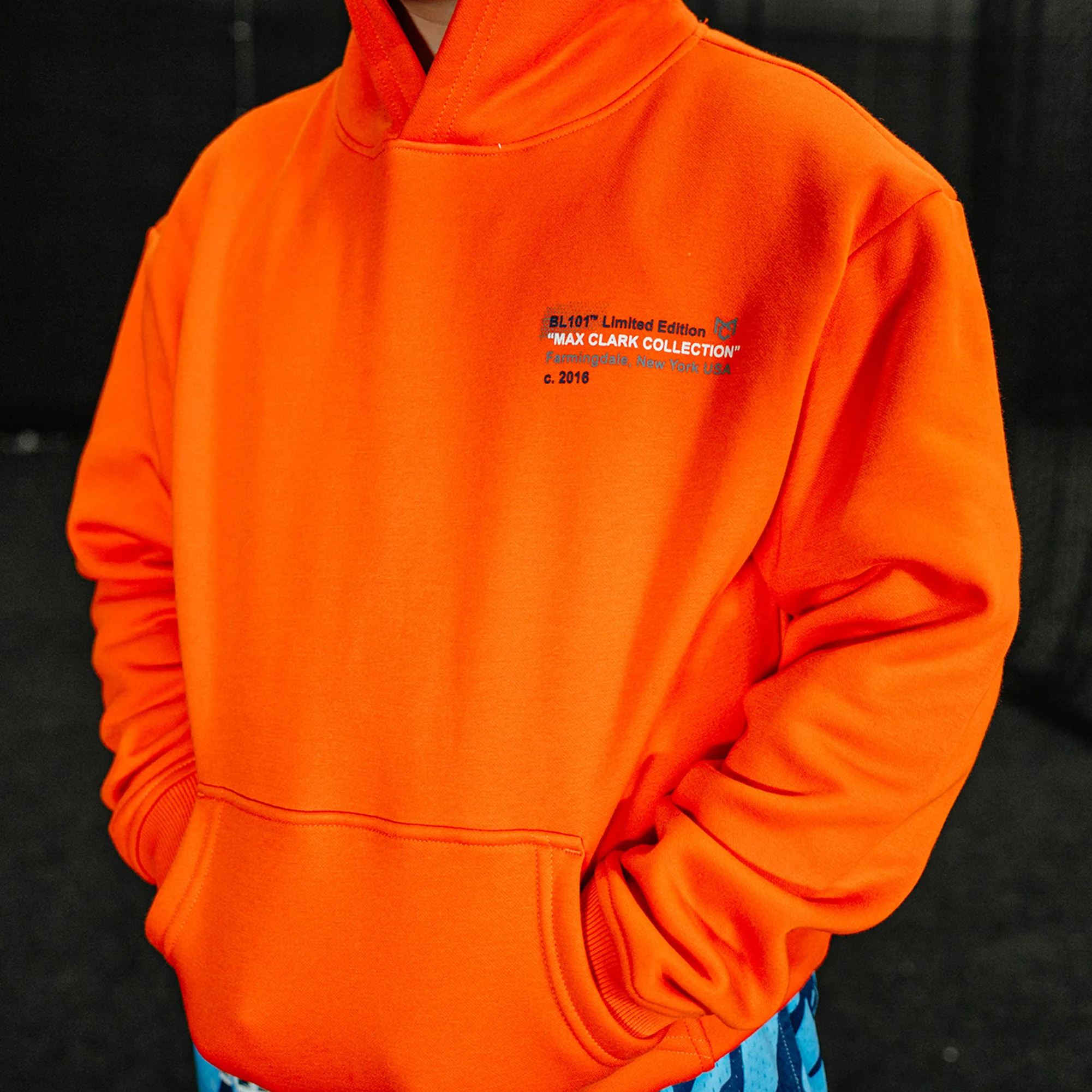 Max Clark Youth Hoodie - Orange - Image 5