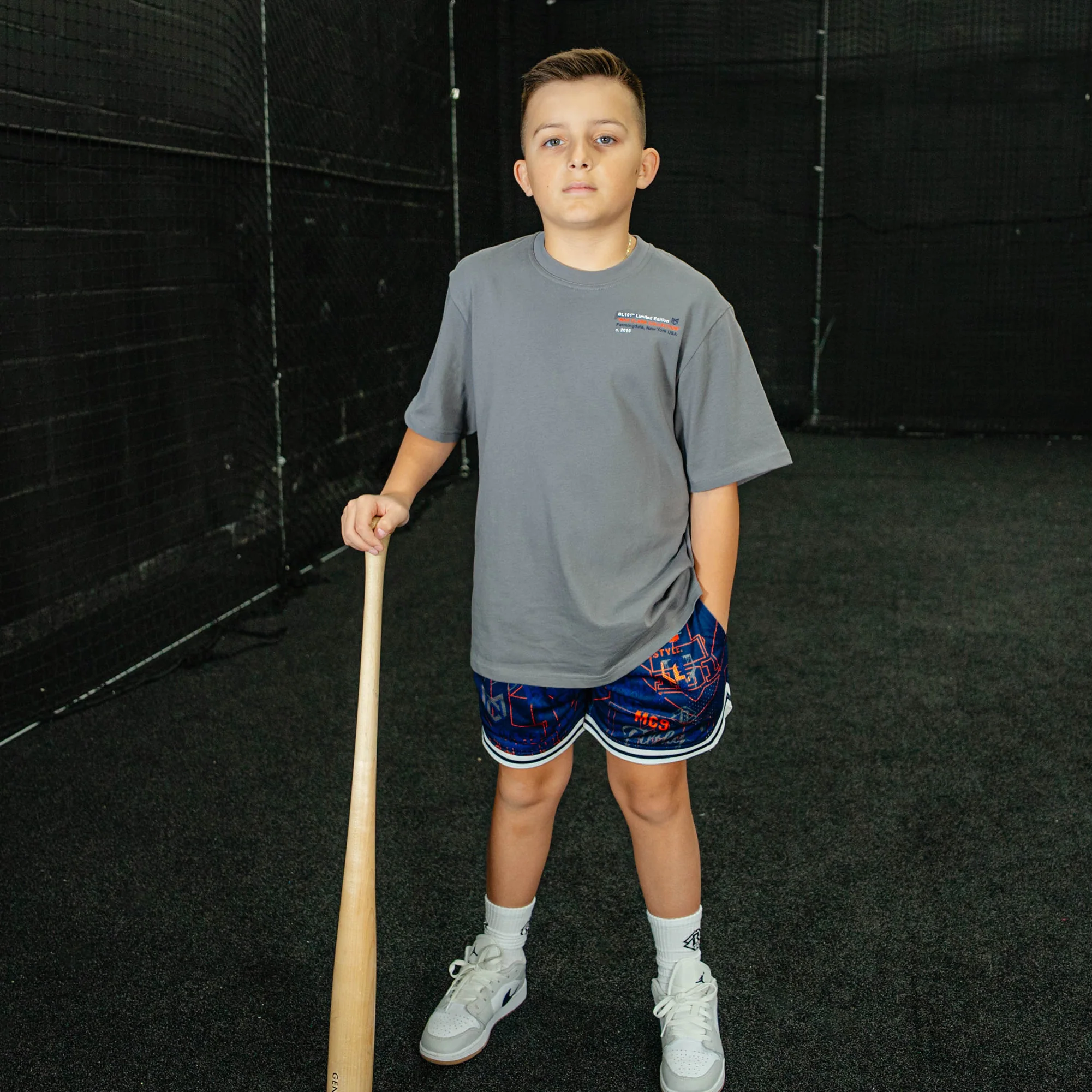 Max Clark Youth Tee - Gray - Image 4