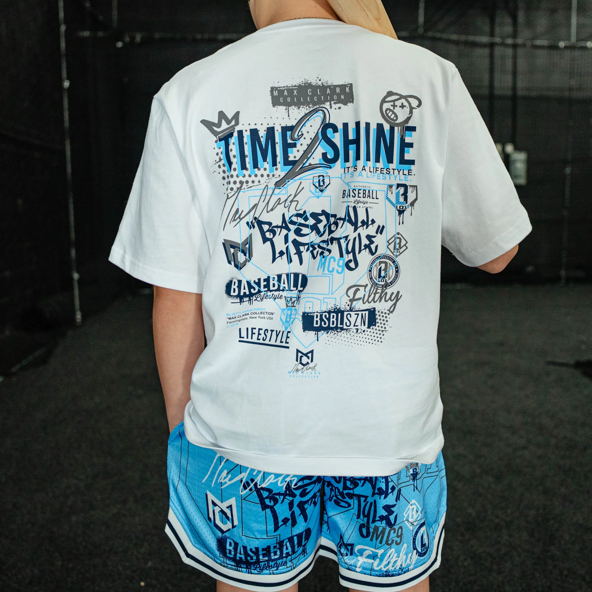 Max Clark Youth Tee - White - Image 3