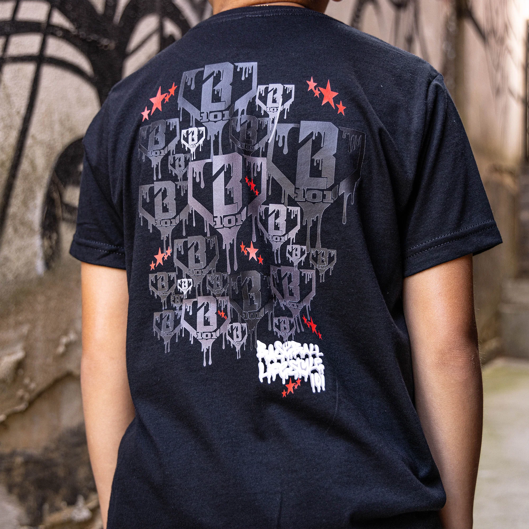 Night Game Drip Youth Tee - Image 3